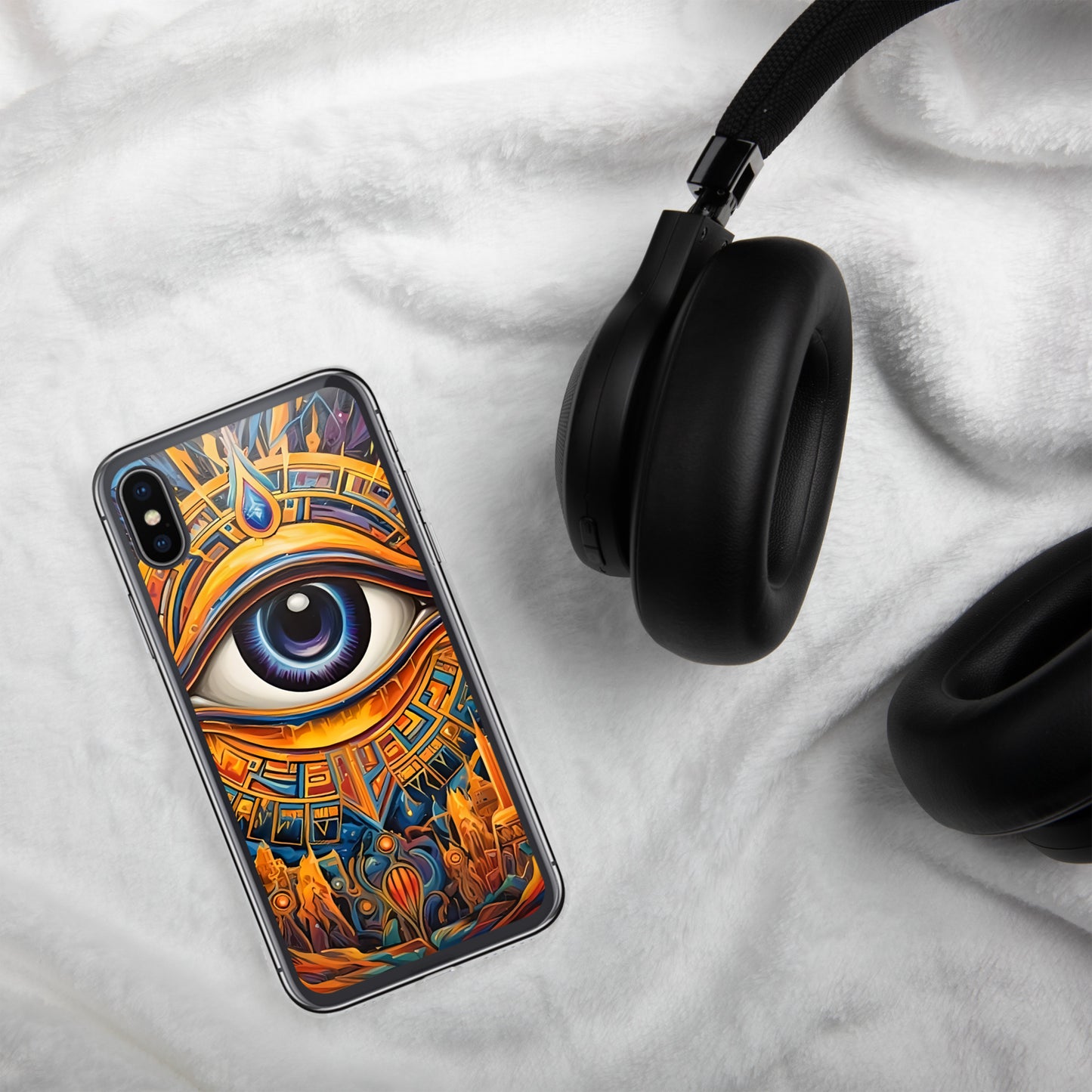 Coque pour iPhone® : L'oeil d'Horus, guérison et protection