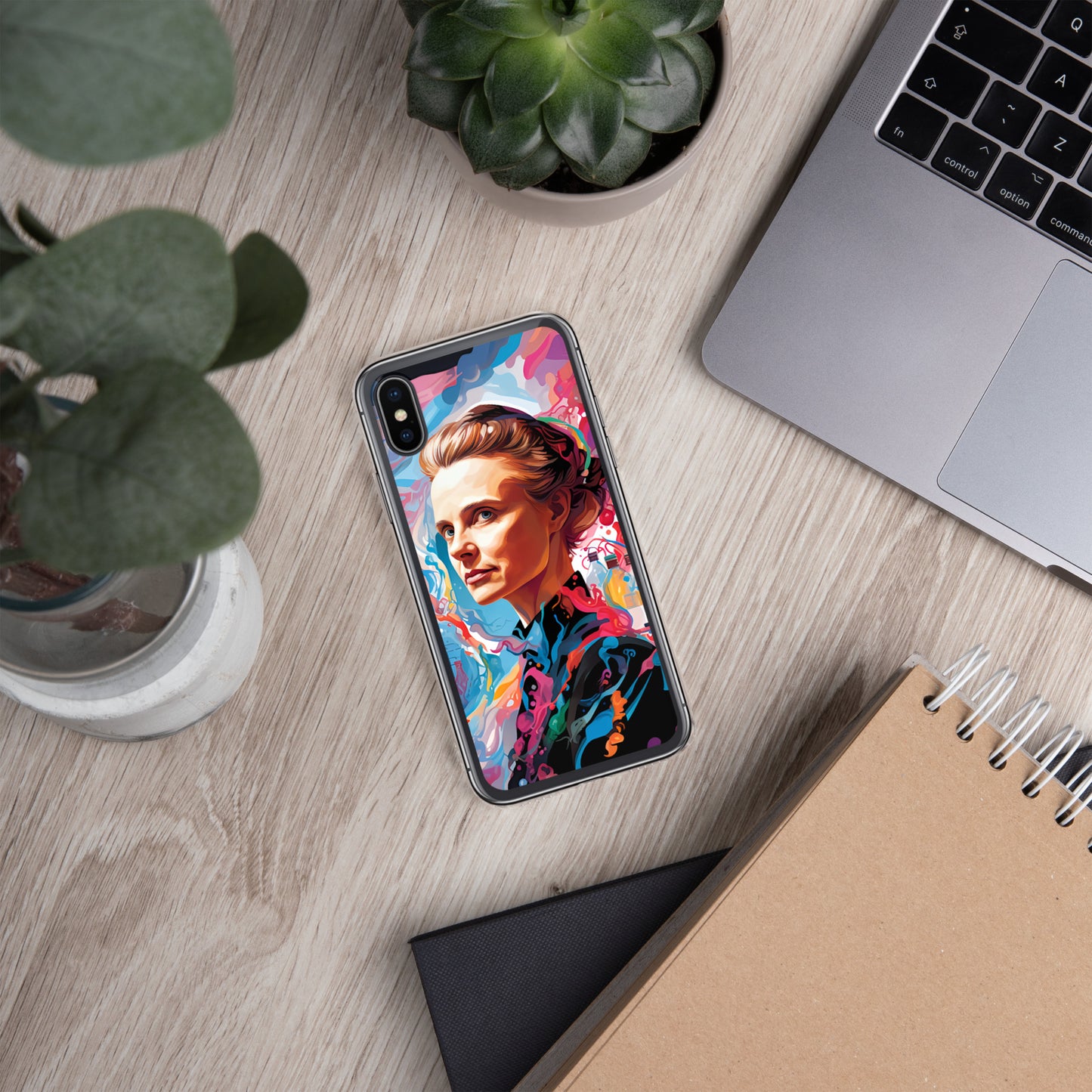 Coque pour iPhone® : Marie Curie, rayonnement scientifique