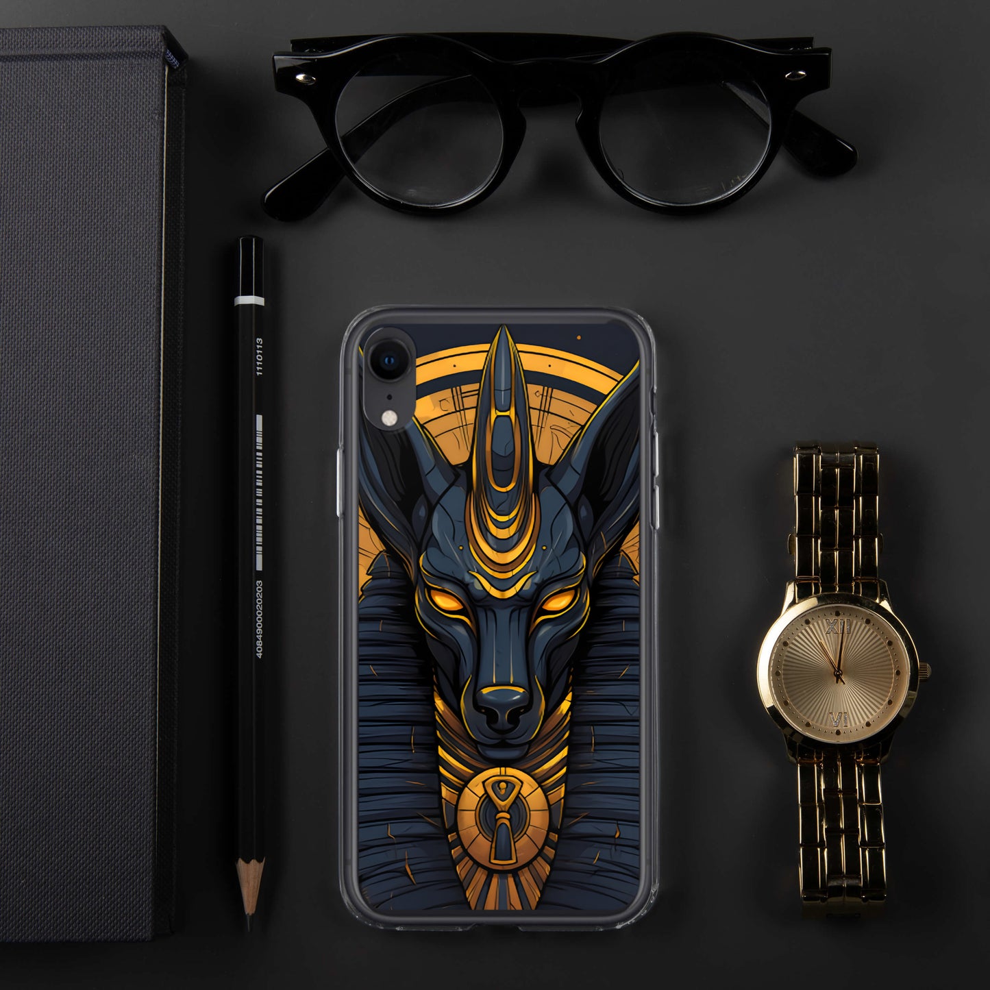 Coque pour iPhone® : Anubis, dieu de la mort et de la renaissance