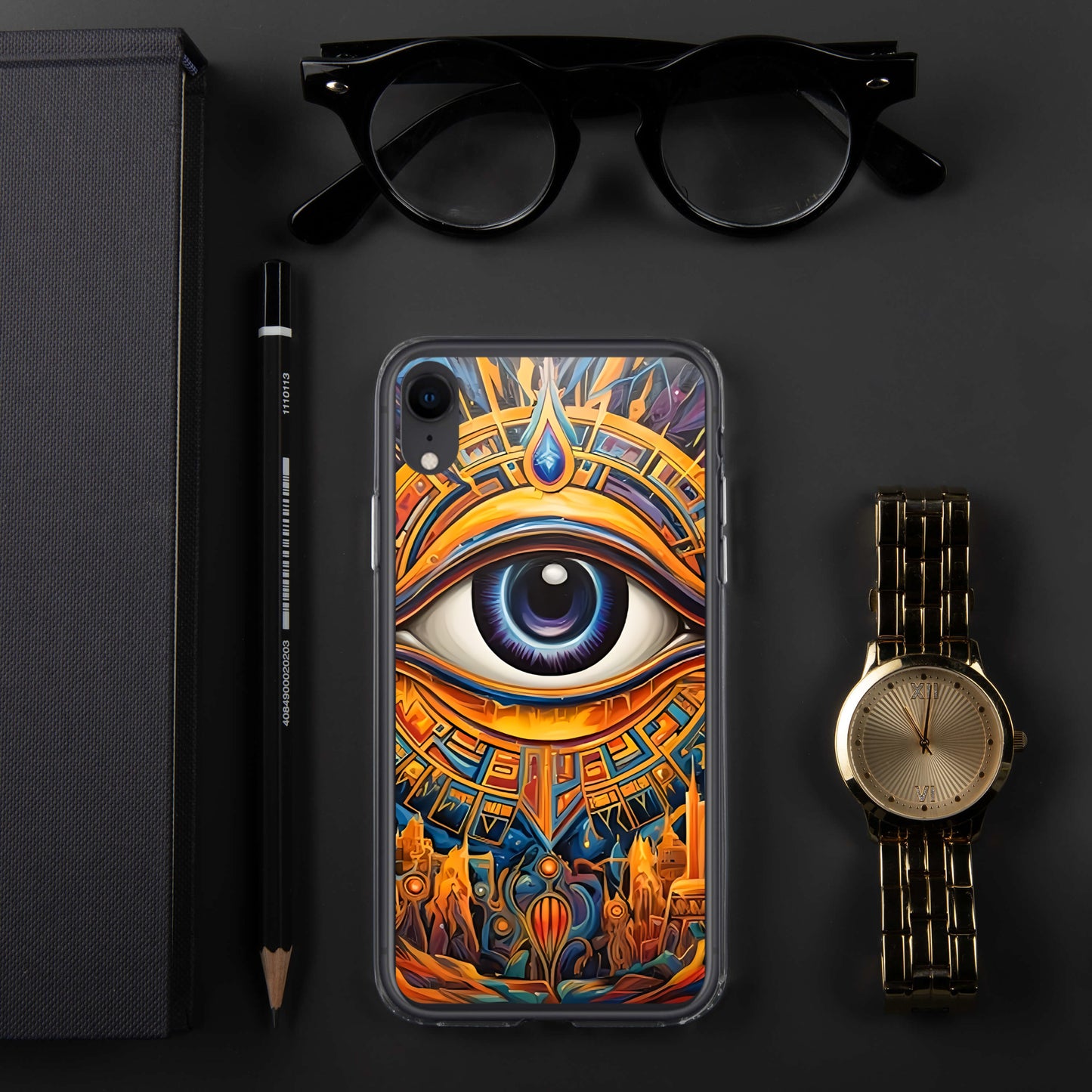 Coque pour iPhone® : L'oeil d'Horus, guérison et protection