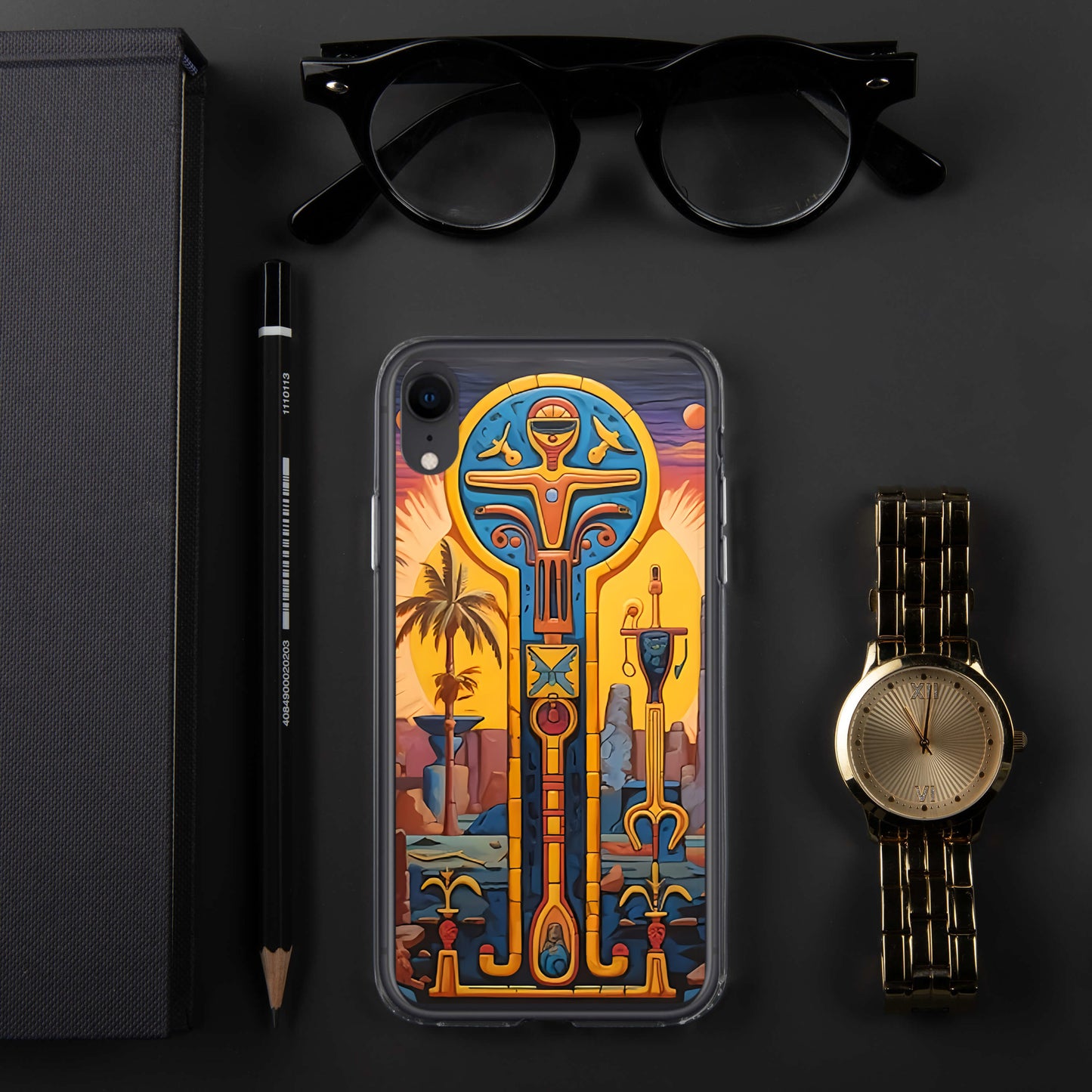 Coque pour iPhone® : La croix d'Ankh, symbole de vie éternelle