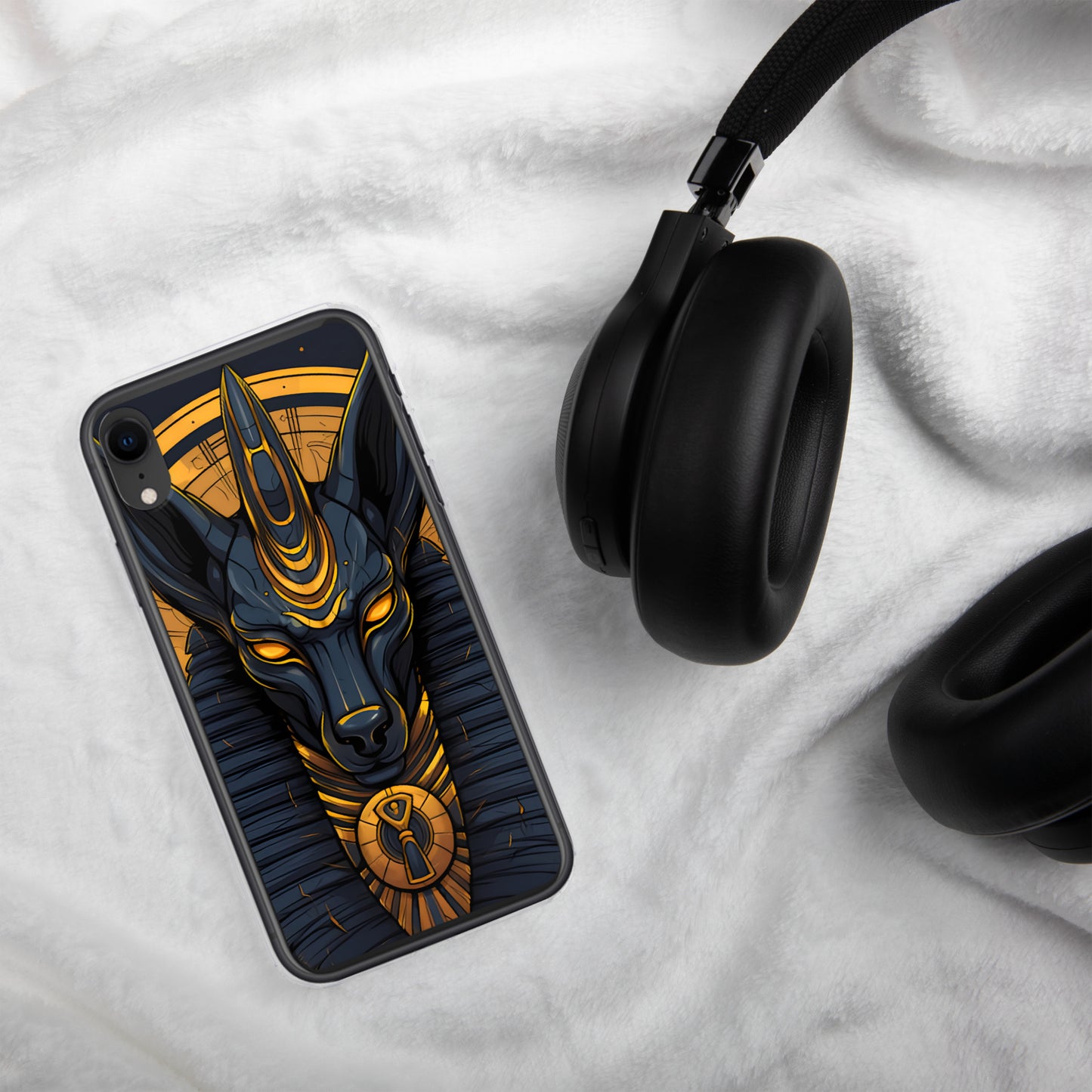 Coque pour iPhone® : Anubis, dieu de la mort et de la renaissance