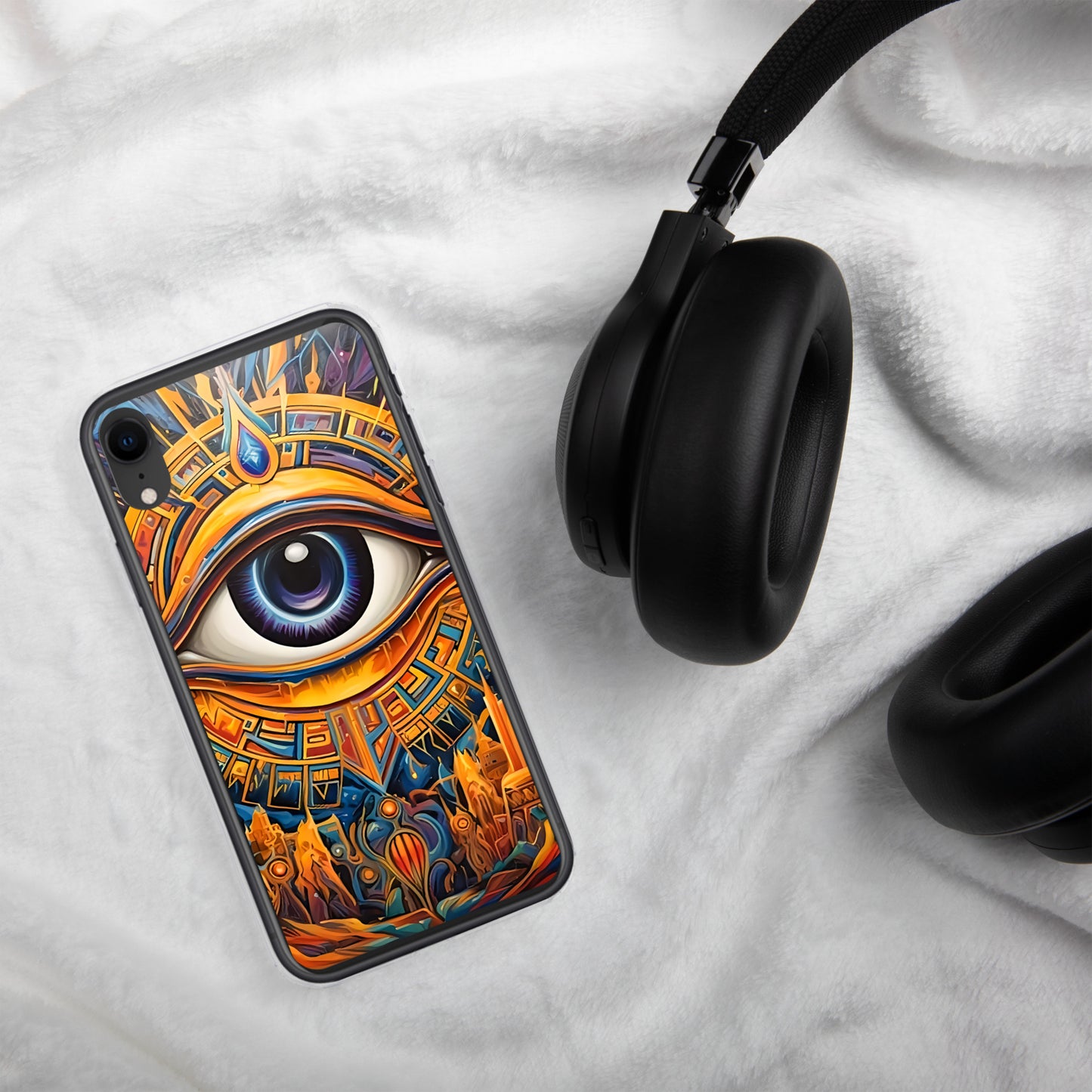 Coque pour iPhone® : L'oeil d'Horus, guérison et protection