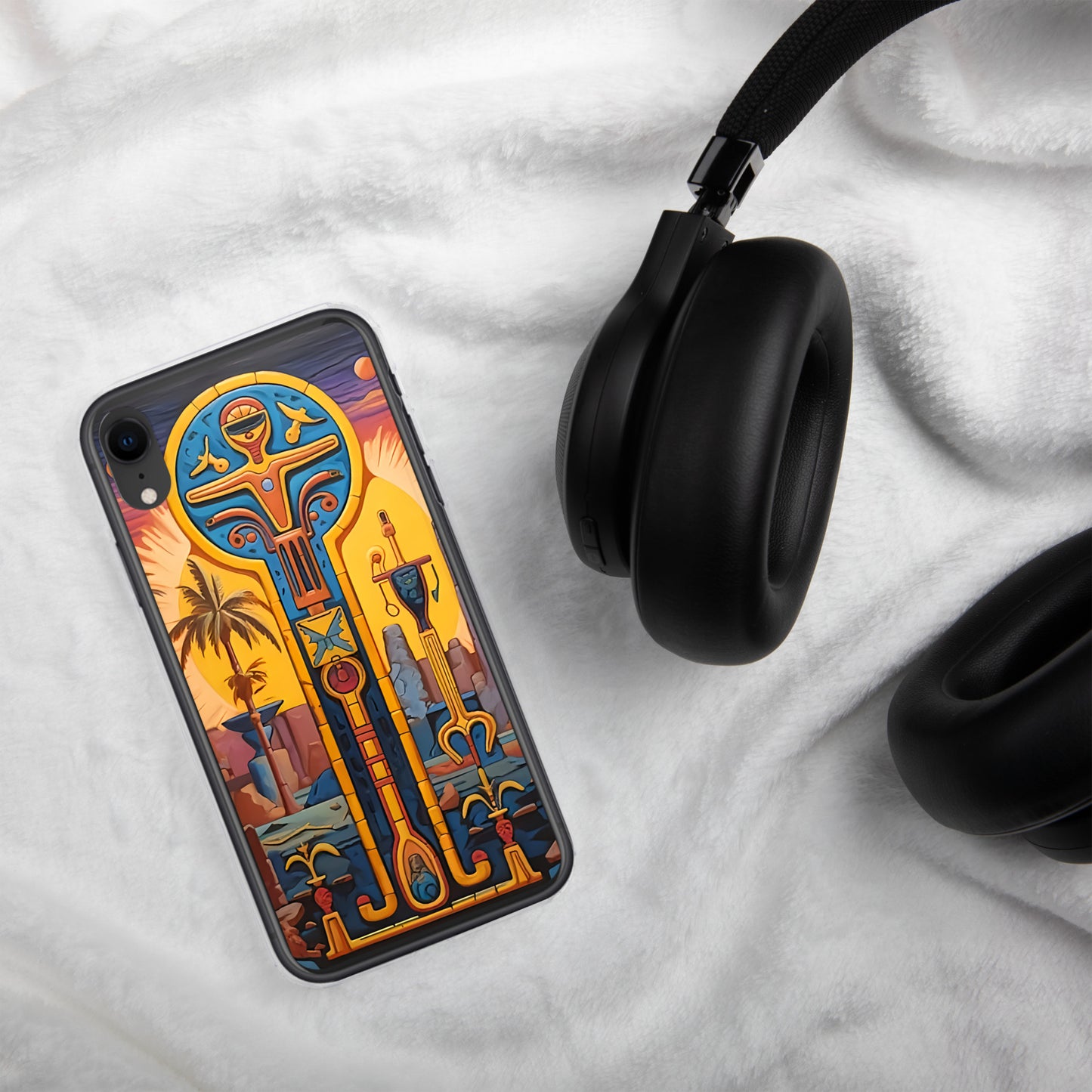 Coque pour iPhone® : La croix d'Ankh, symbole de vie éternelle