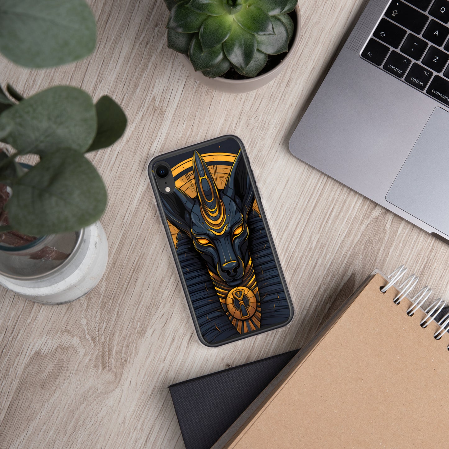 Coque pour iPhone® : Anubis, dieu de la mort et de la renaissance