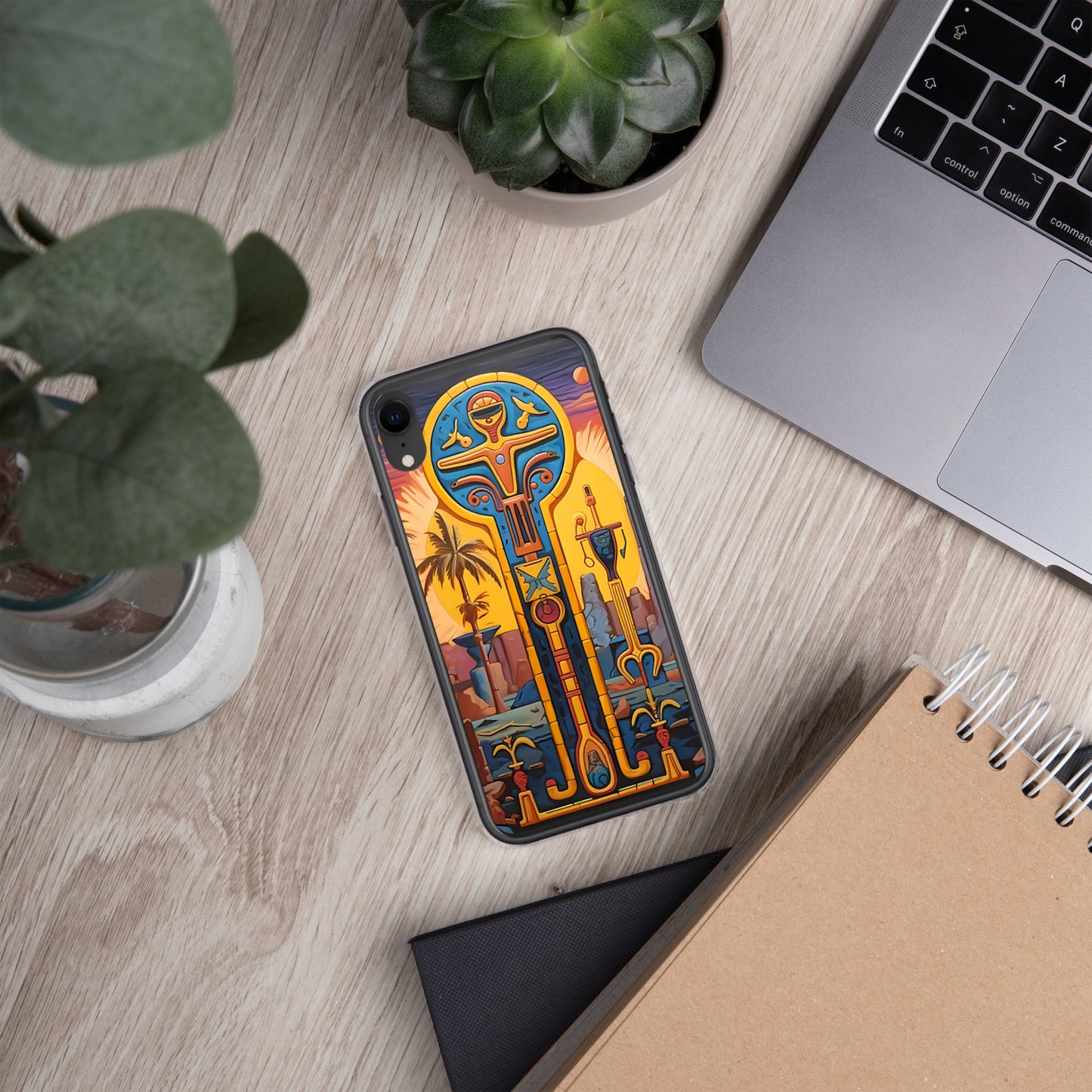 Coque pour iPhone® : La croix d'Ankh, symbole de vie éternelle