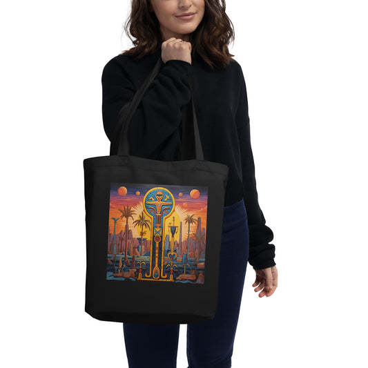 Tote Bag Bio : La croix d'Ankh, symbole de la vie éternelle