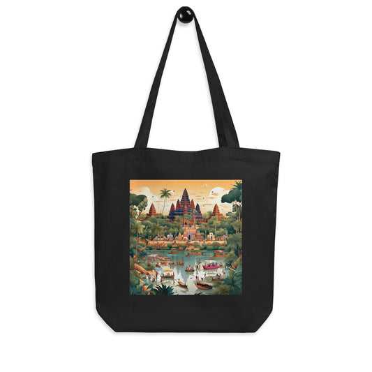 Tote Bag Bio : Angkor Wat, trésor architectural