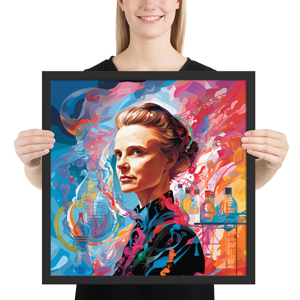 Tableau : Marie Curie, rayonnement scientifique