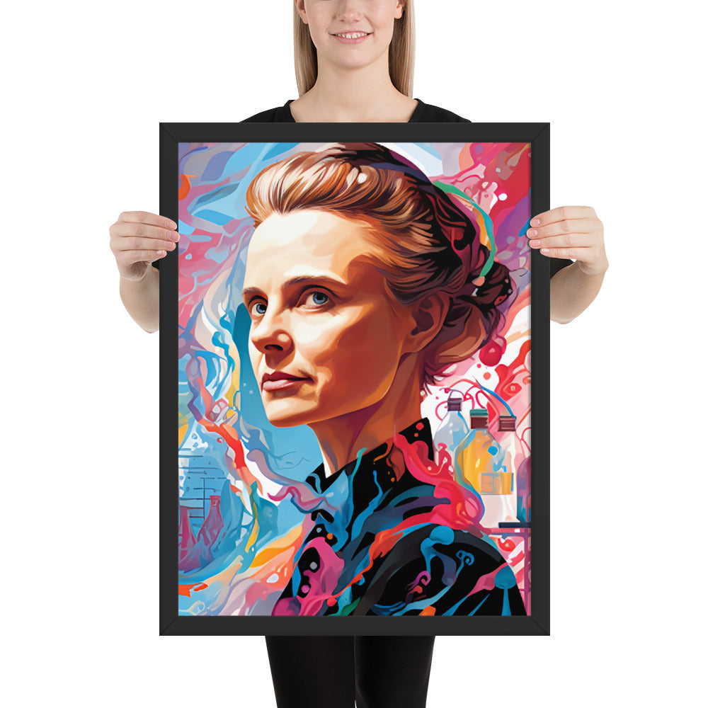 Tableau : Marie Curie, rayonnement scientifique