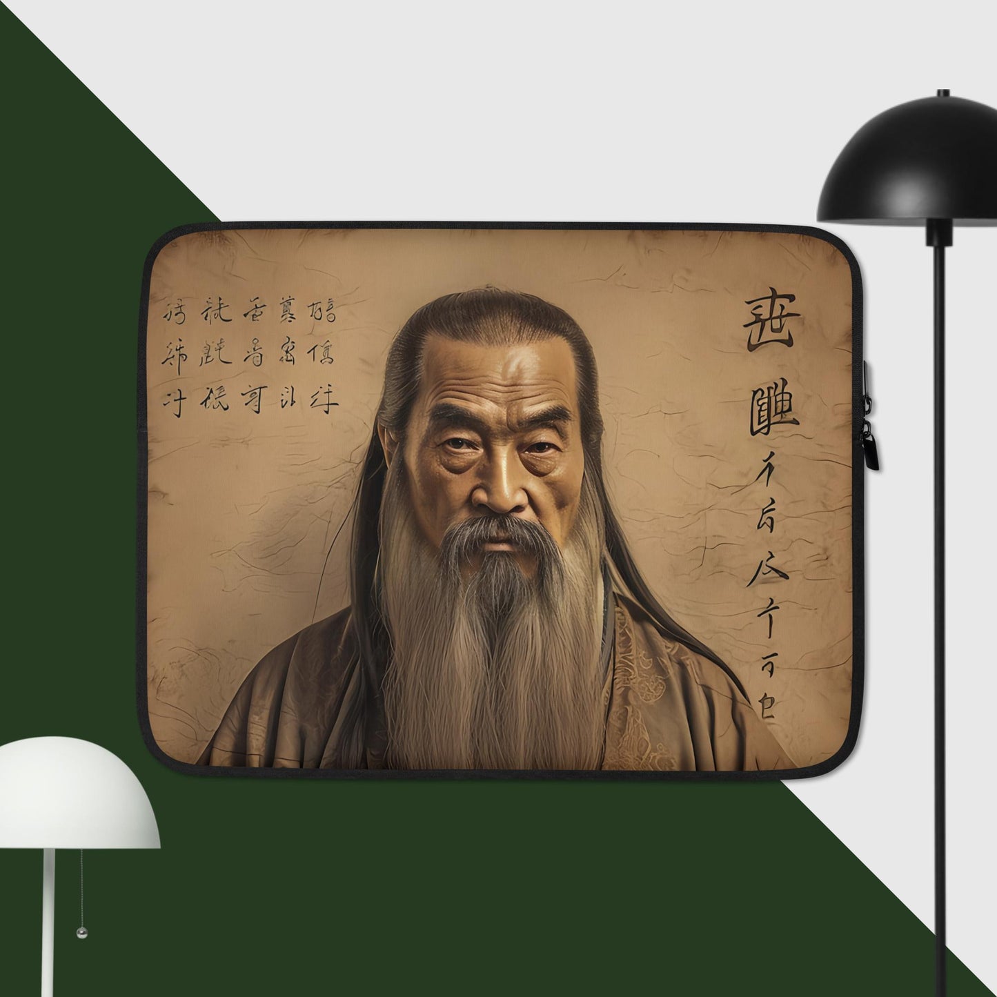 Housse d'ordinateur : Confucius, sagesse orientale