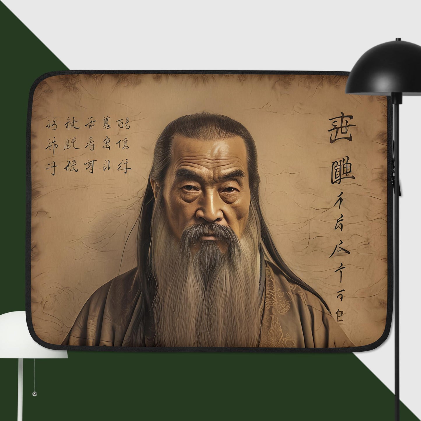 Housse d'ordinateur : Confucius, sagesse orientale