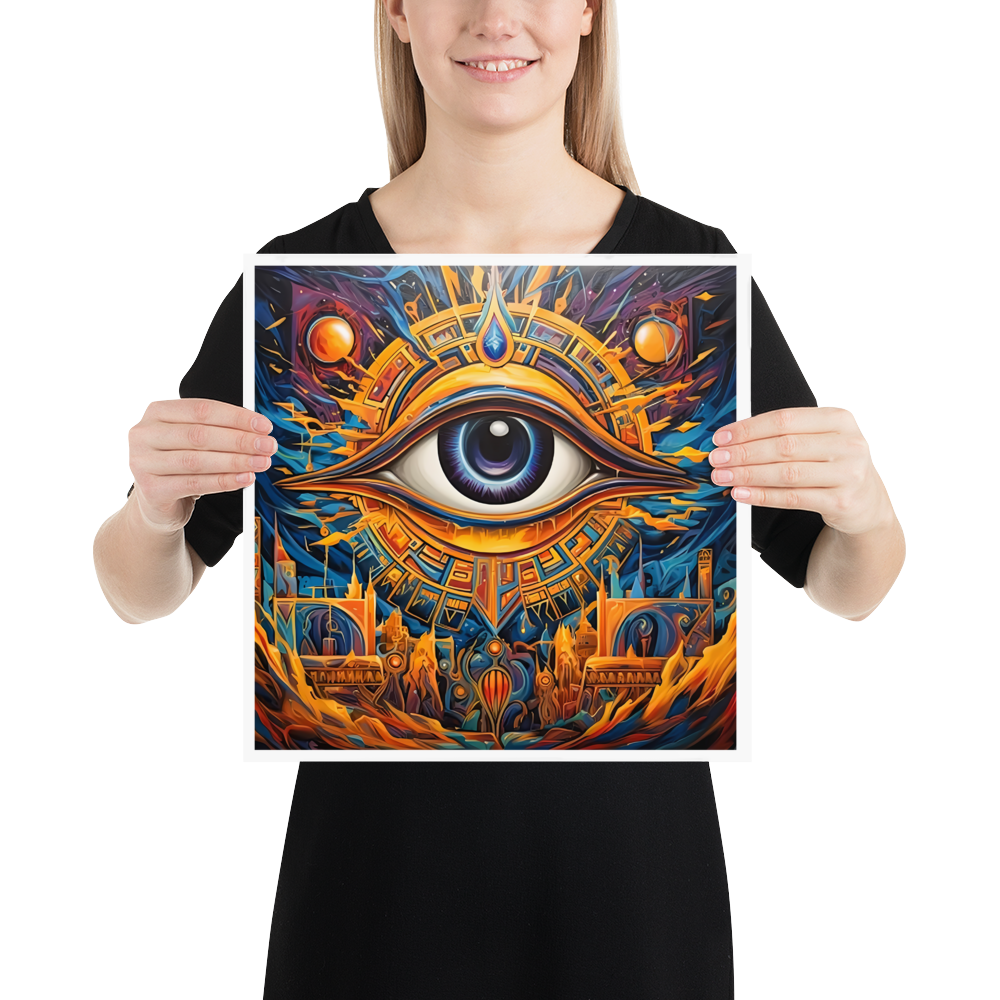 Poster : L'oeil d'Horus, guérison et protection