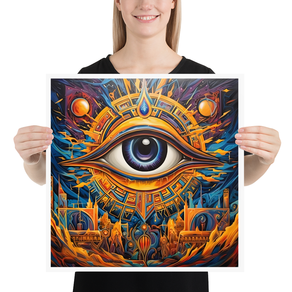 Poster : L'oeil d'Horus, guérison et protection