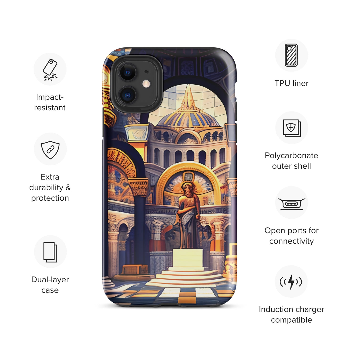 Coque d'iPhone® rigide : L'âge d'or Byzantin