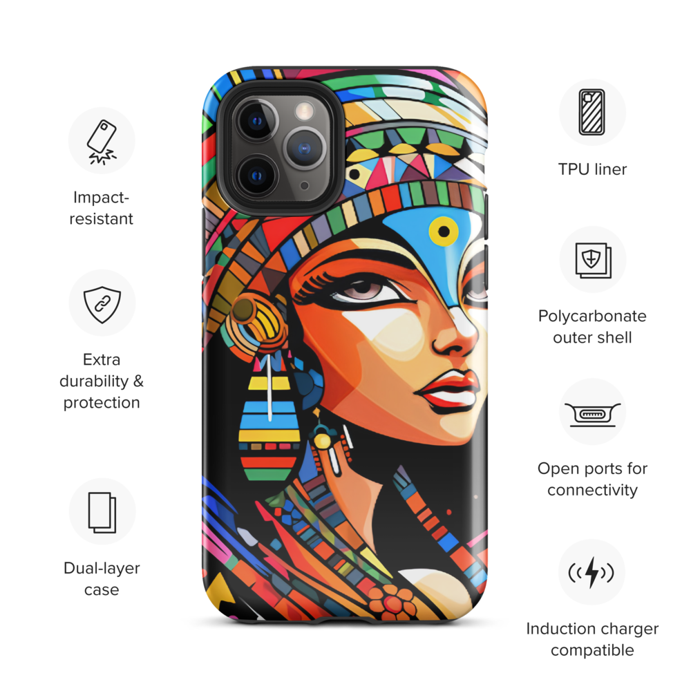 Coque d'iPhone® rigide : La dernière Reine d'Egypte