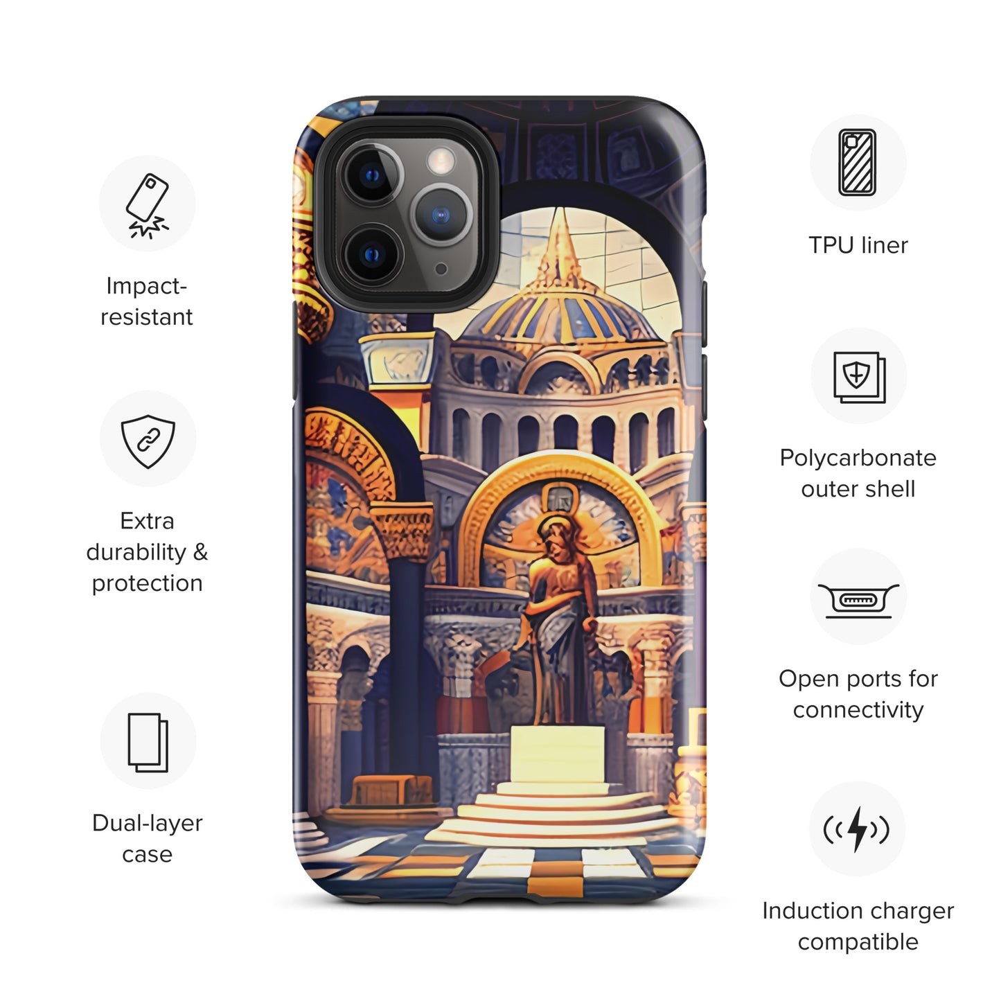 Coque d'iPhone® rigide : L'âge d'or Byzantin