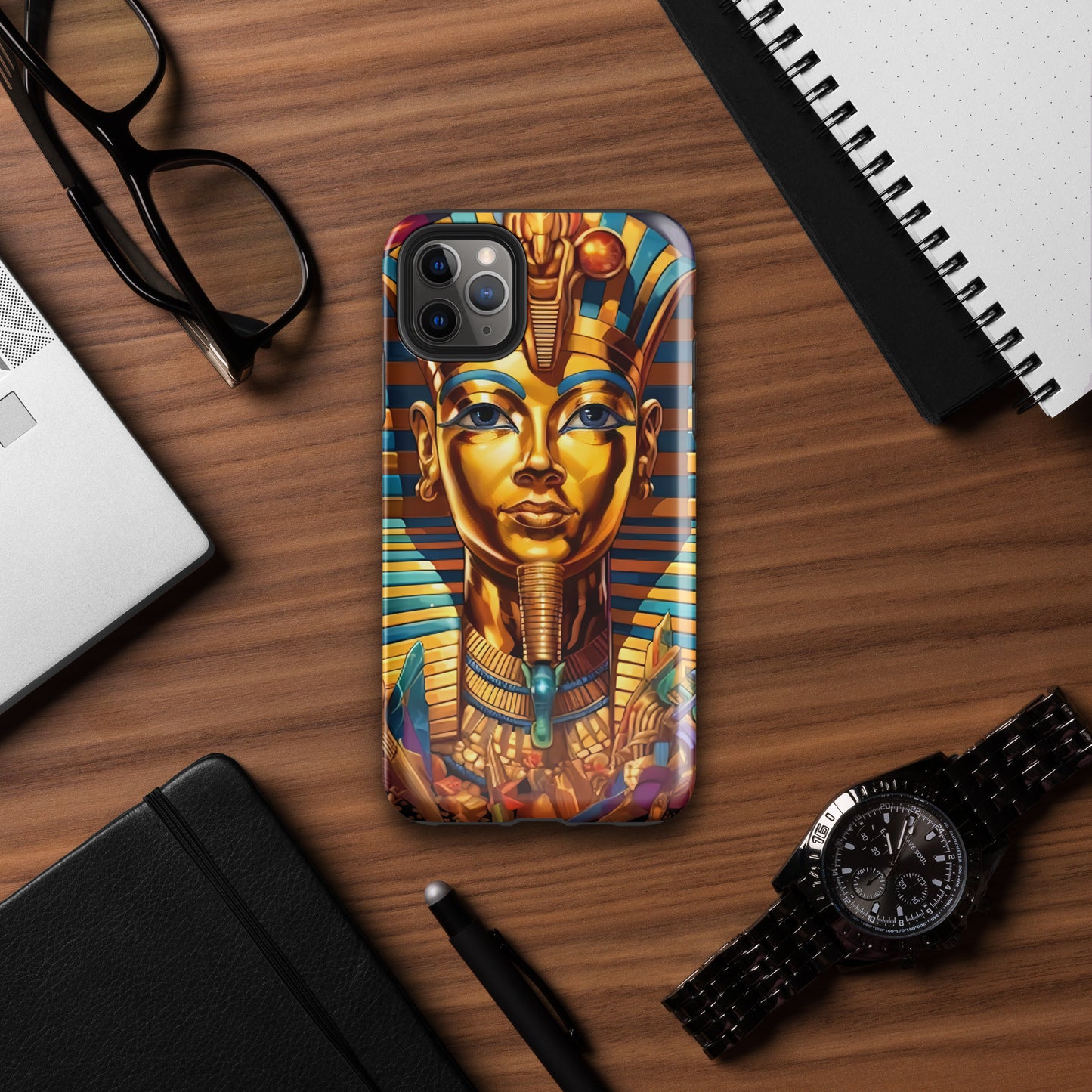 Coque d'iPhone® rigide : Toutankhamon, figure myhtique