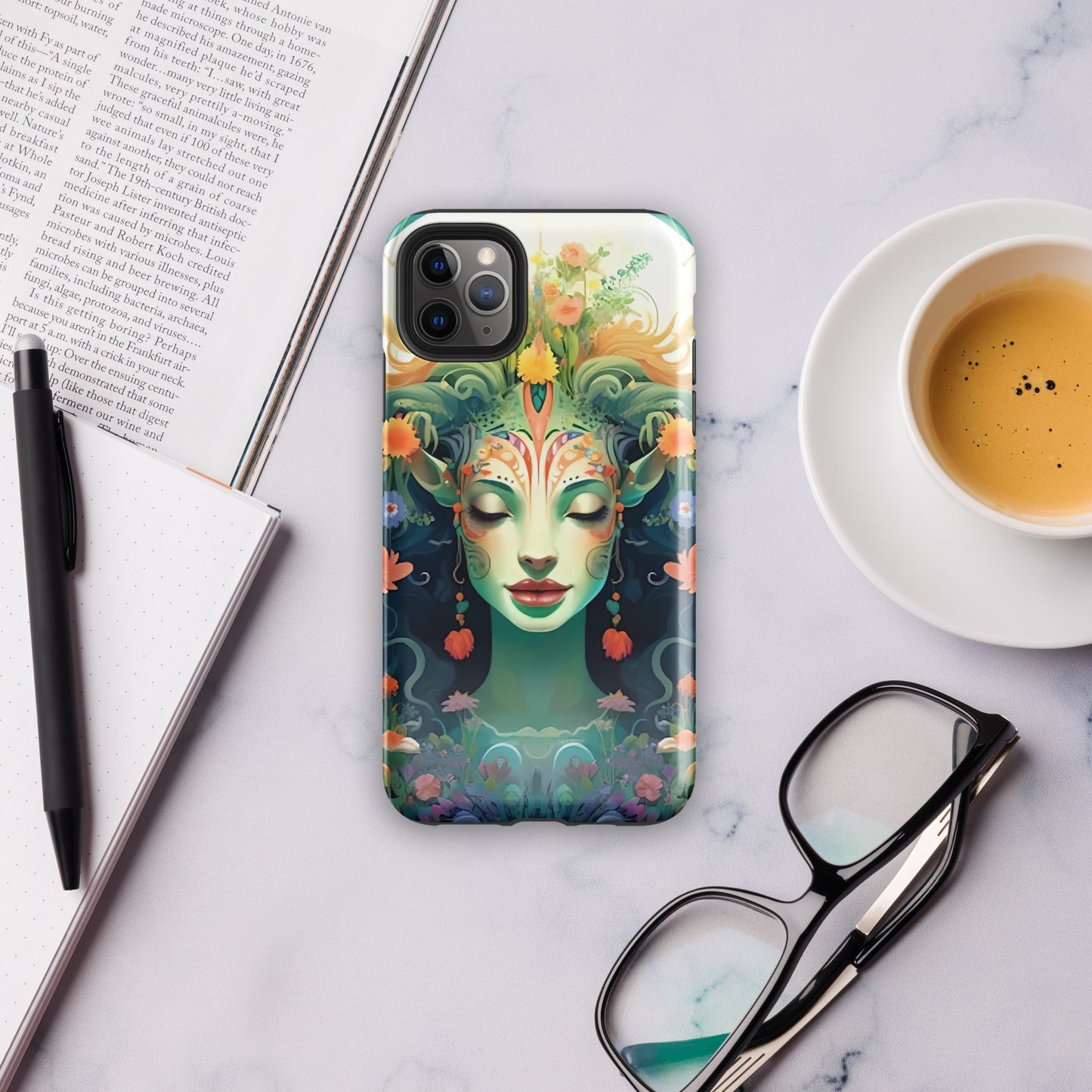 Coque d'iPhone® rigide : Hathor, déesse originelle