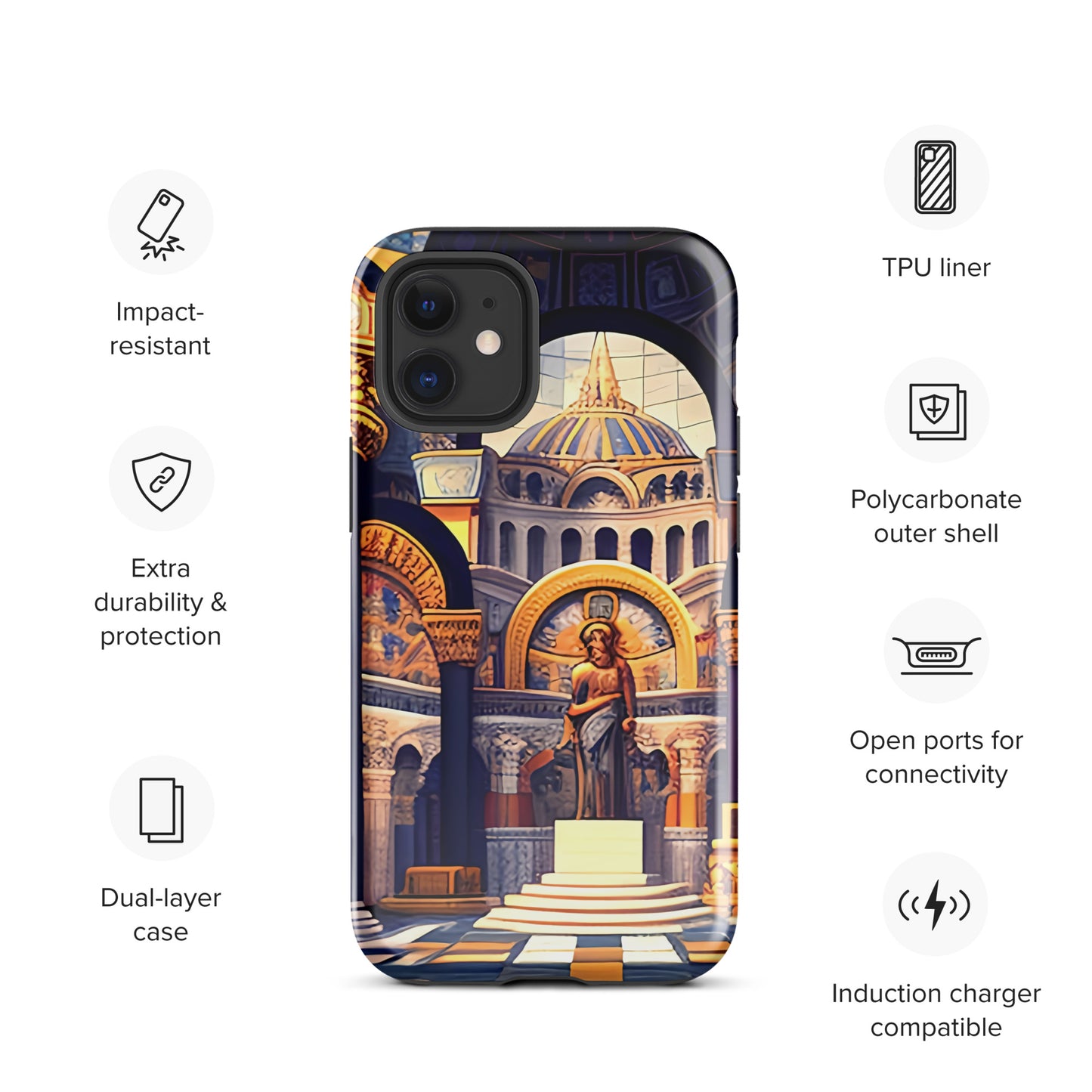 Coque d'iPhone® rigide : L'âge d'or Byzantin