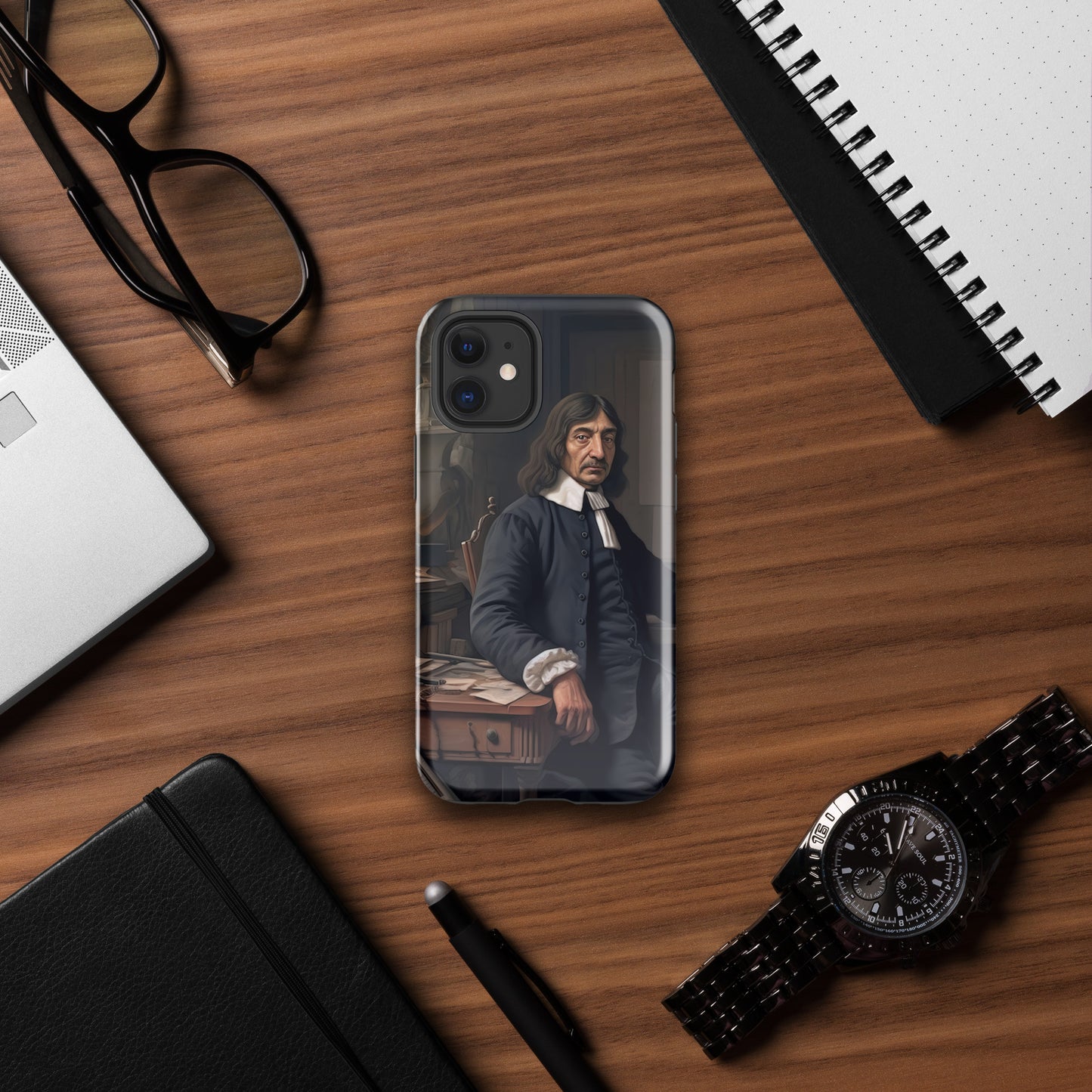 Coque d'iPhone® rigide : Descartes, la recherche de la vérité