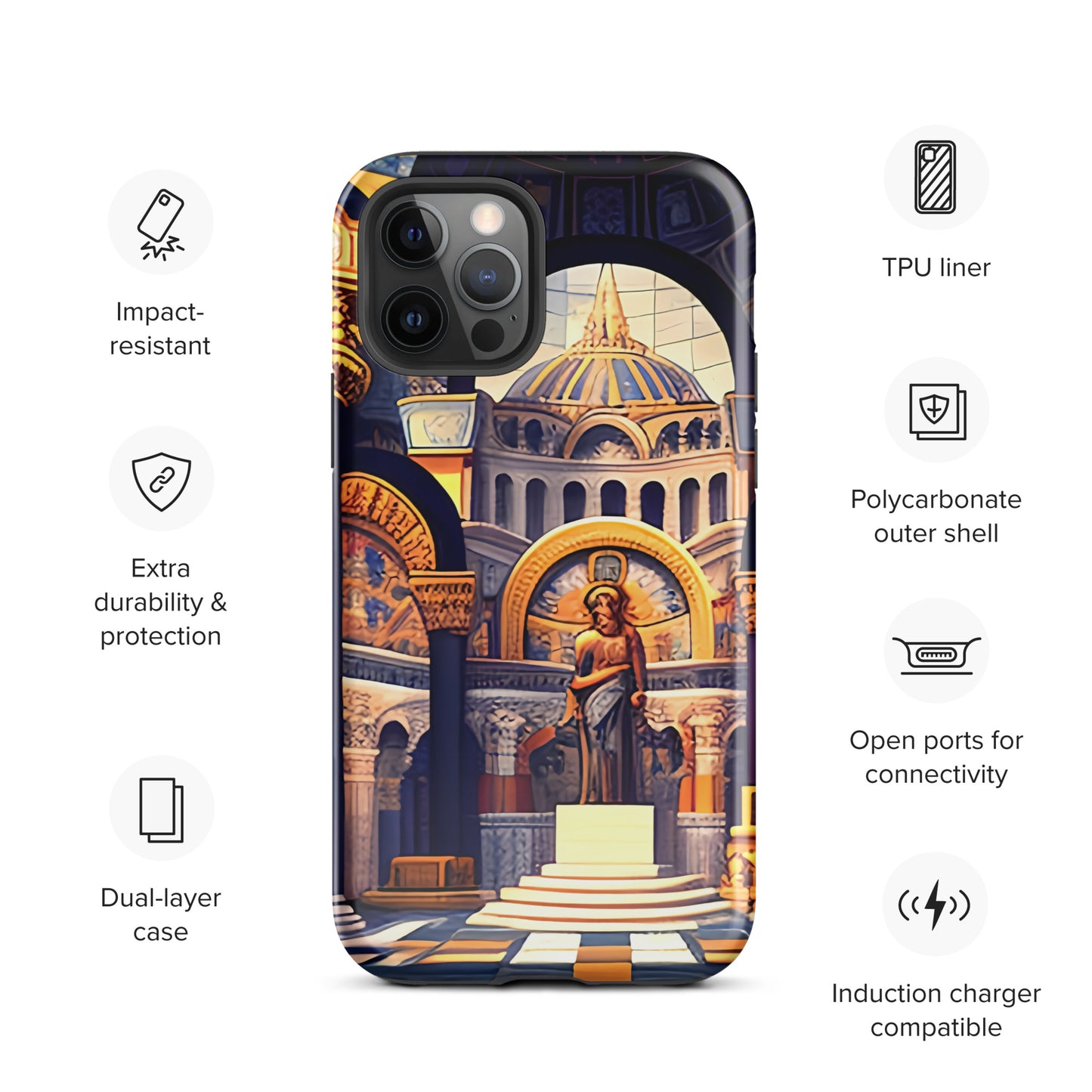 Coque d'iPhone® rigide : L'âge d'or Byzantin