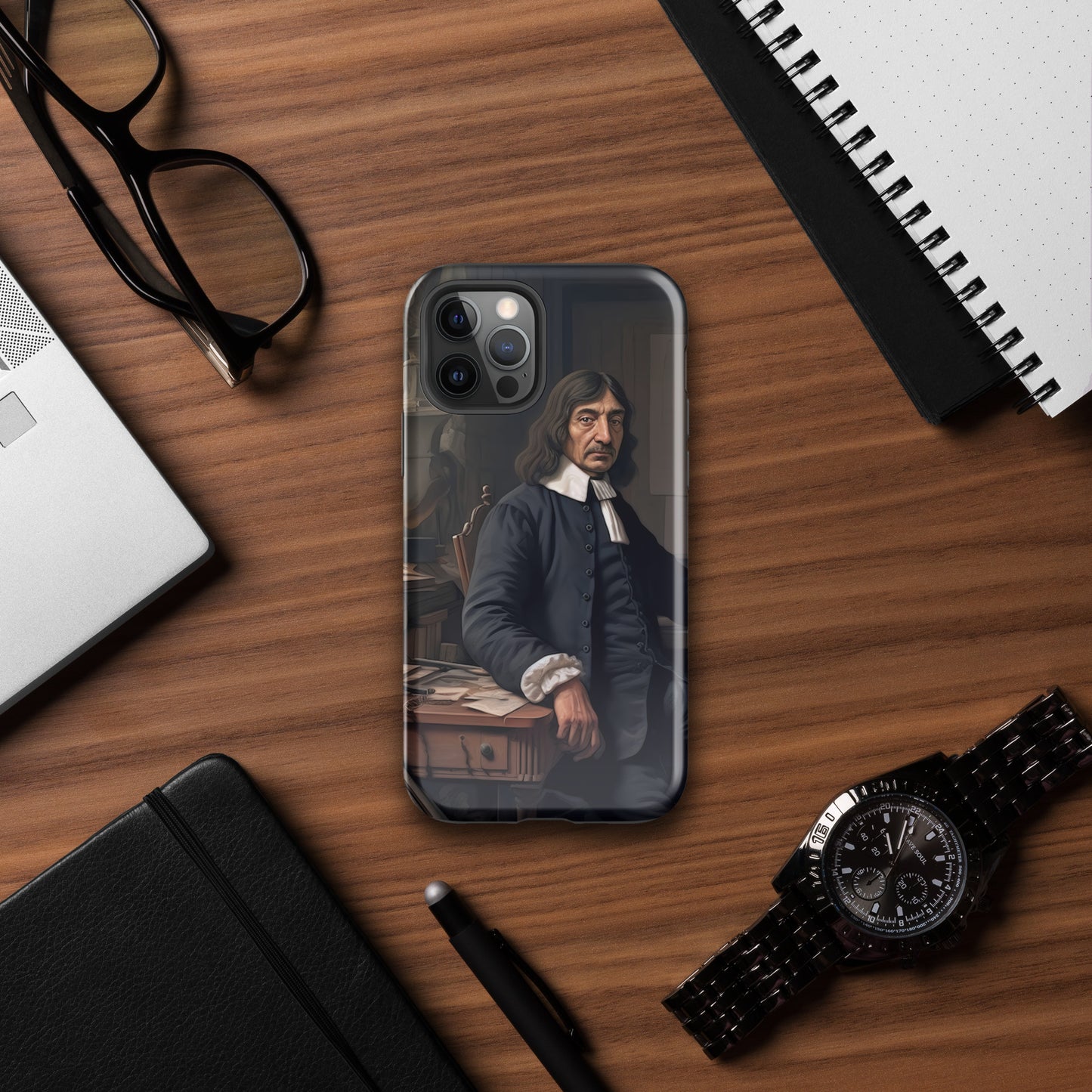 Coque d'iPhone® rigide : Descartes, la recherche de la vérité