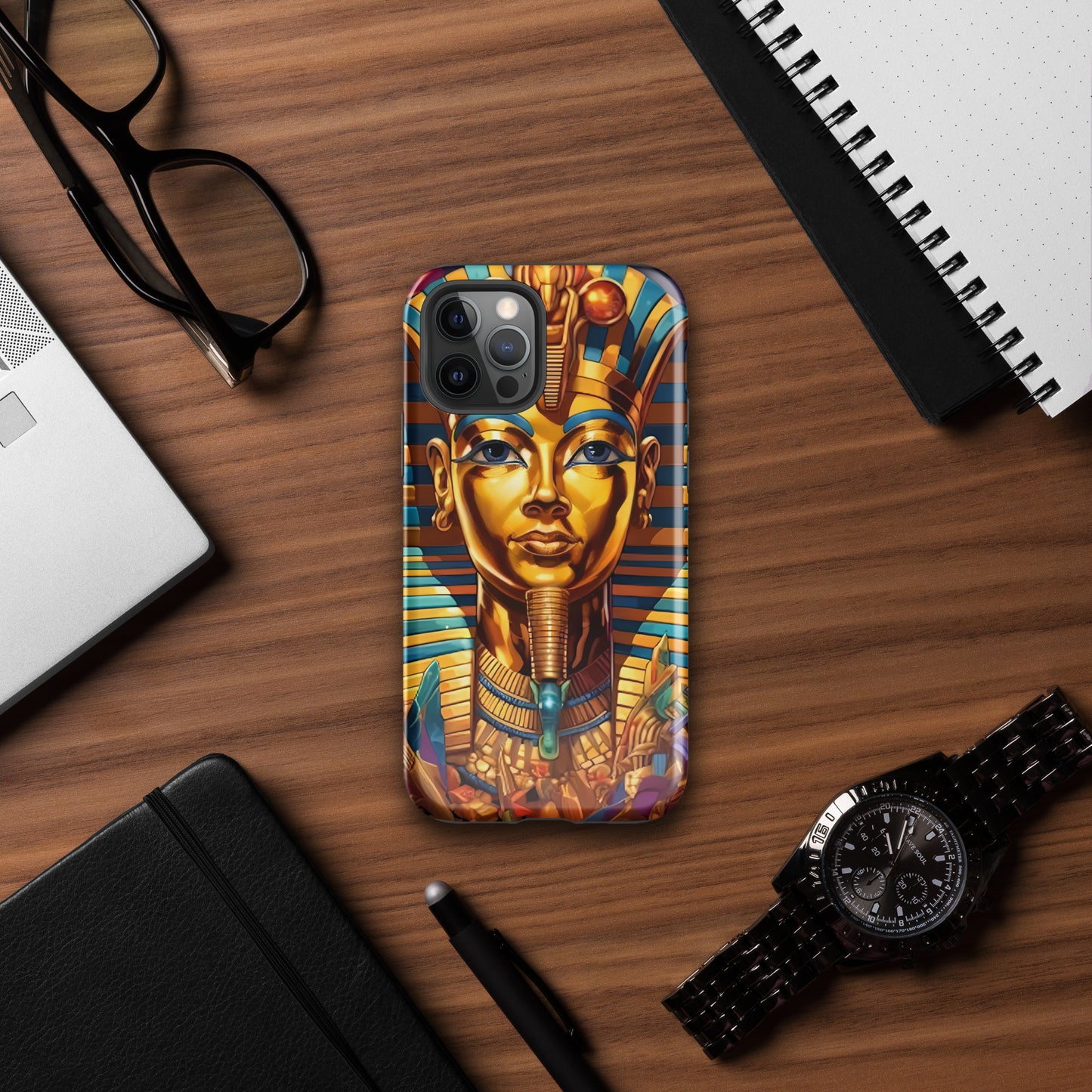 Coque d'iPhone® rigide : Toutankhamon, figure myhtique