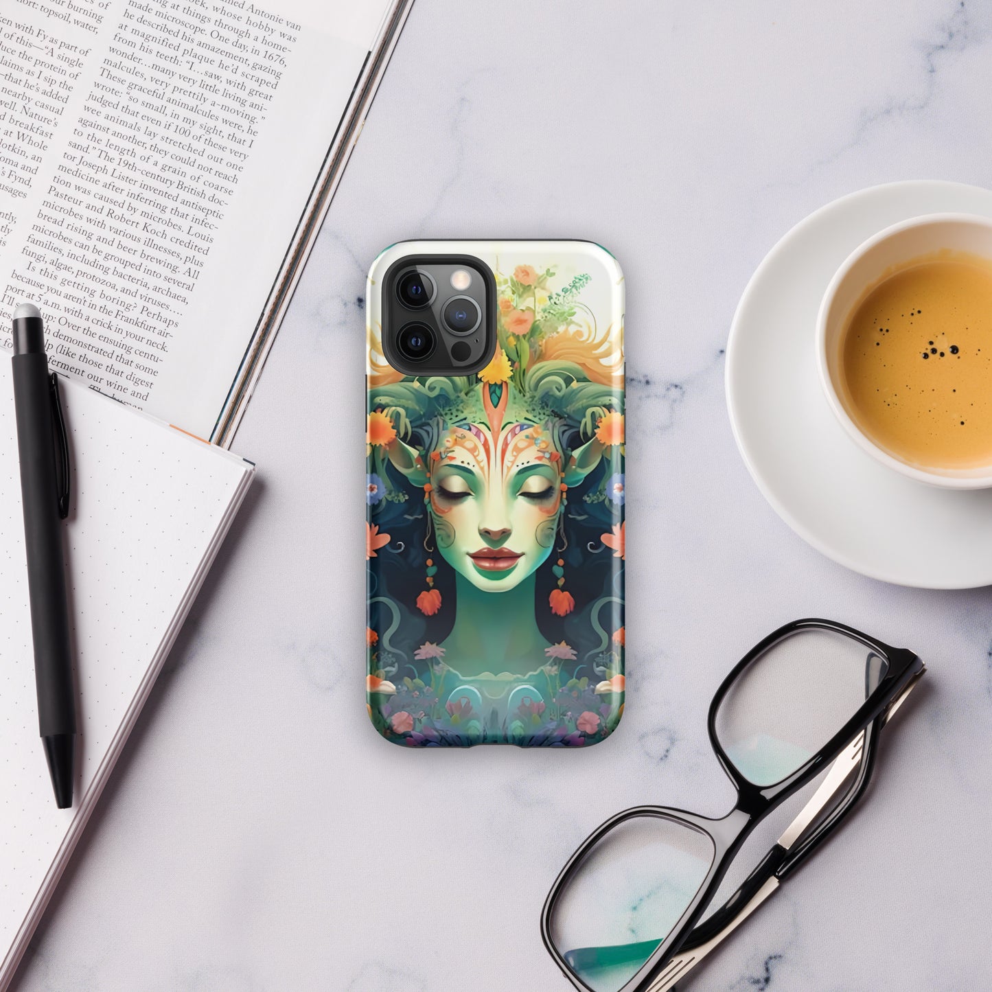 Coque d'iPhone® rigide : Hathor, déesse originelle