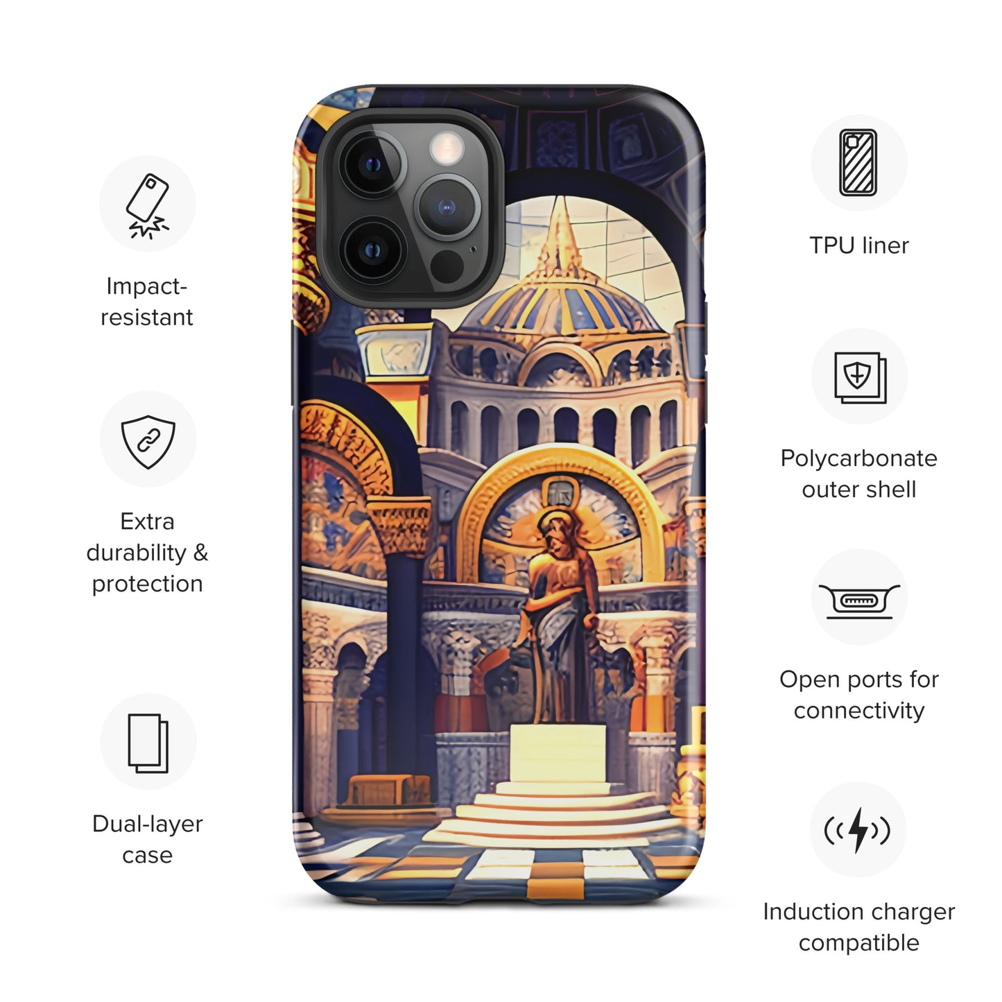 Coque d'iPhone® rigide : L'âge d'or Byzantin