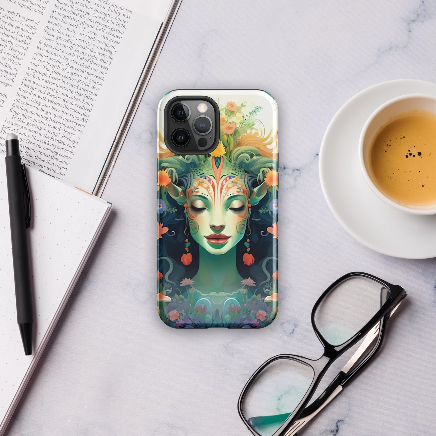 Coque d'iPhone® rigide : Hathor, déesse originelle