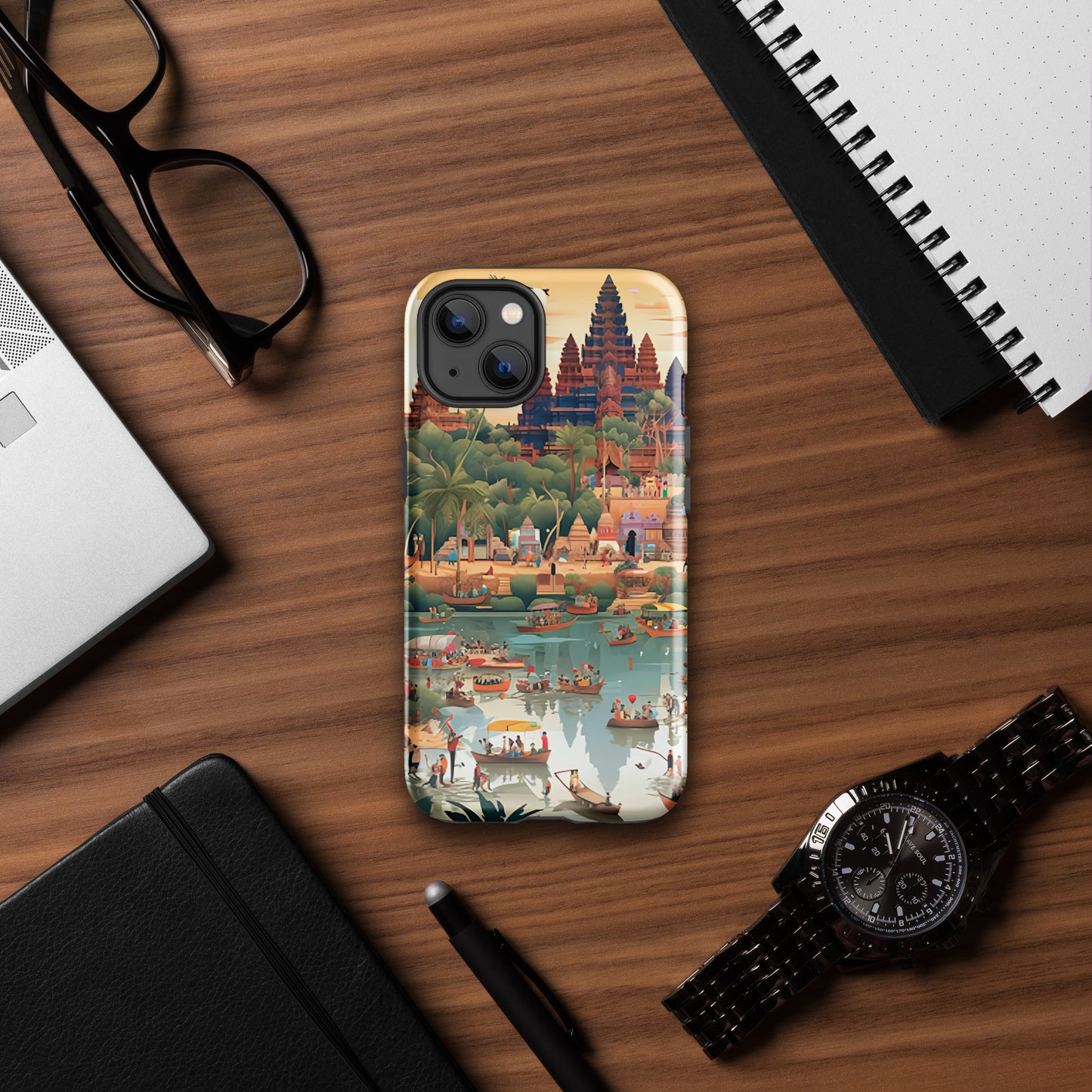 Coque d'iPhone® rigide : Angkor Wat, Trésor architectural