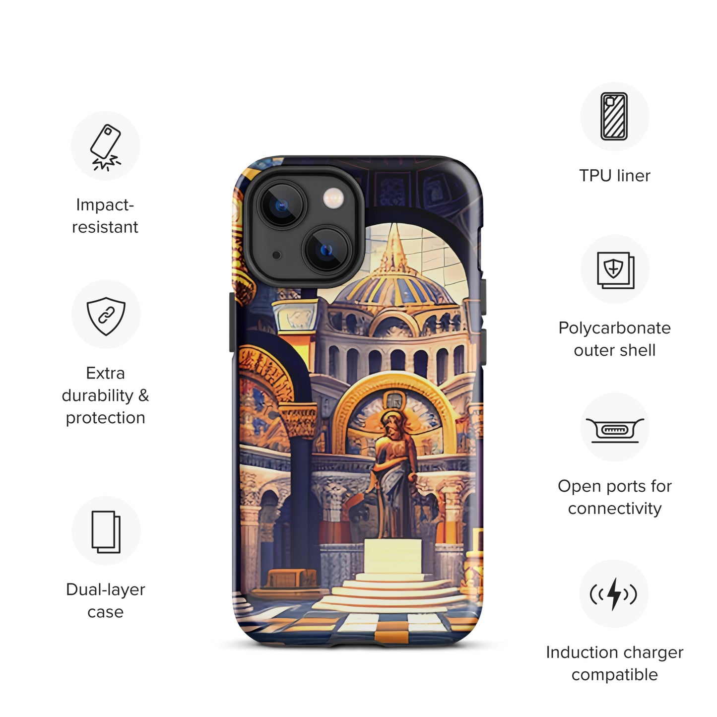 Coque d'iPhone® rigide : L'âge d'or Byzantin