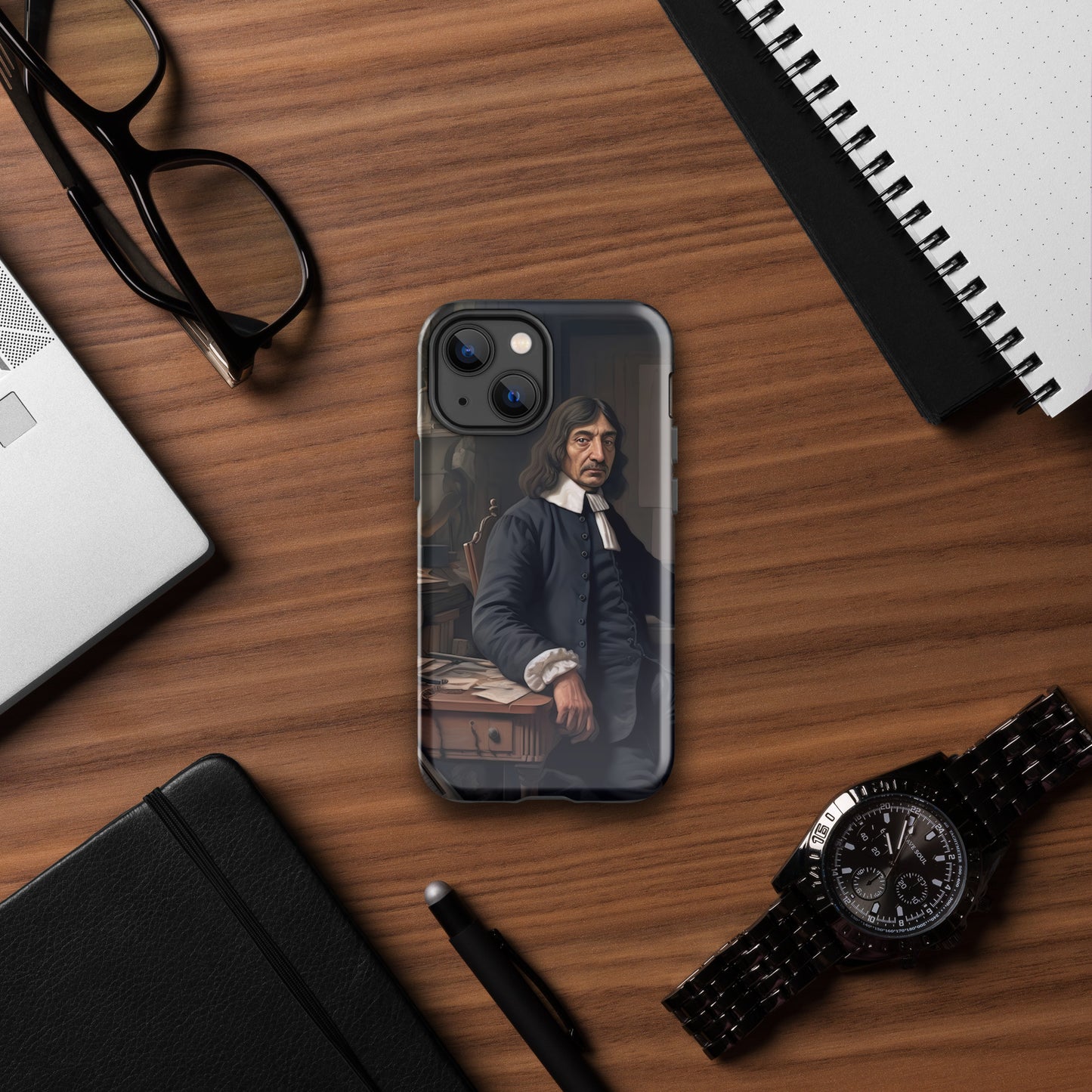 Coque d'iPhone® rigide : Descartes, la recherche de la vérité