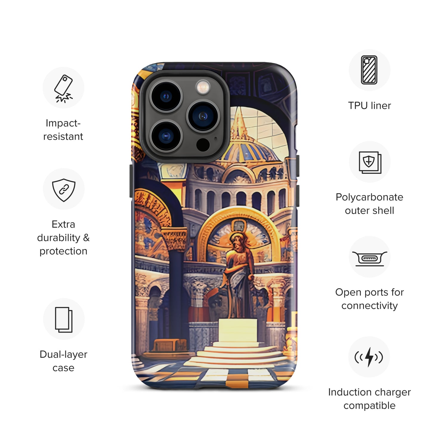 Coque d'iPhone® rigide : L'âge d'or Byzantin