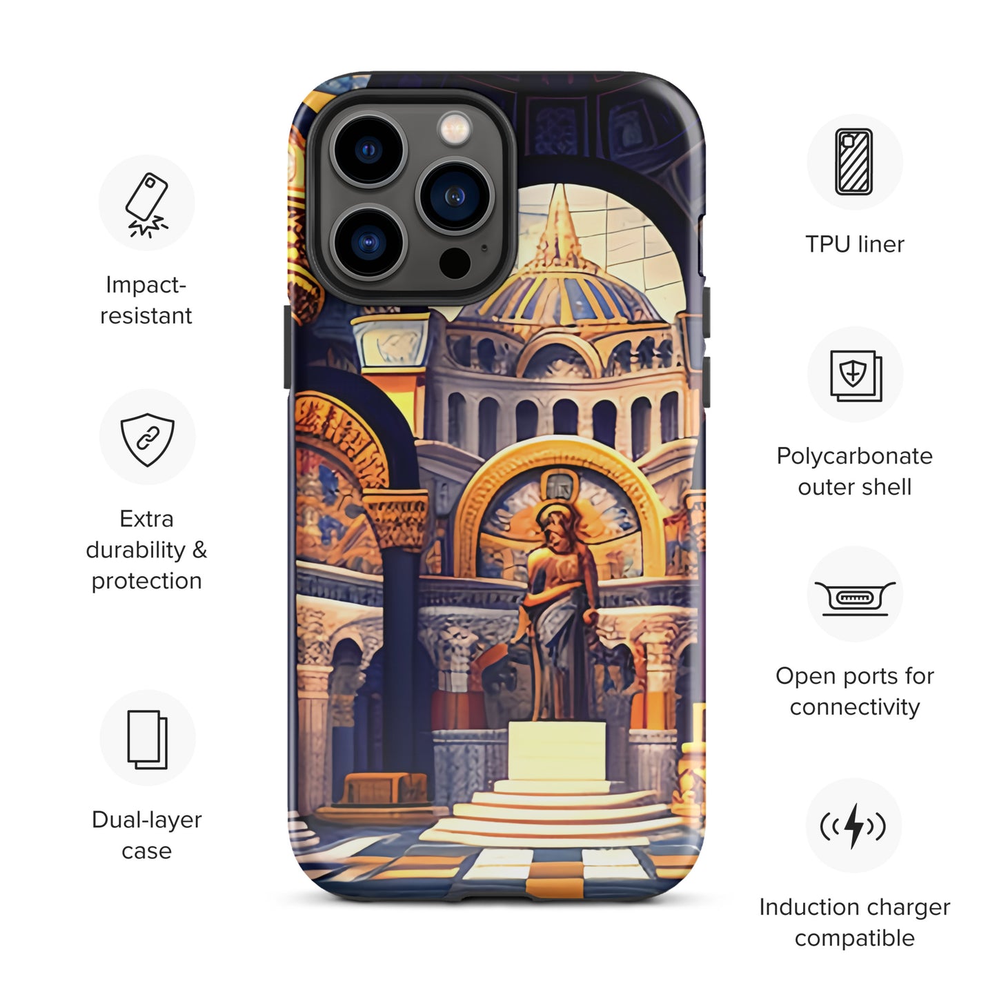 Coque d'iPhone® rigide : L'âge d'or Byzantin