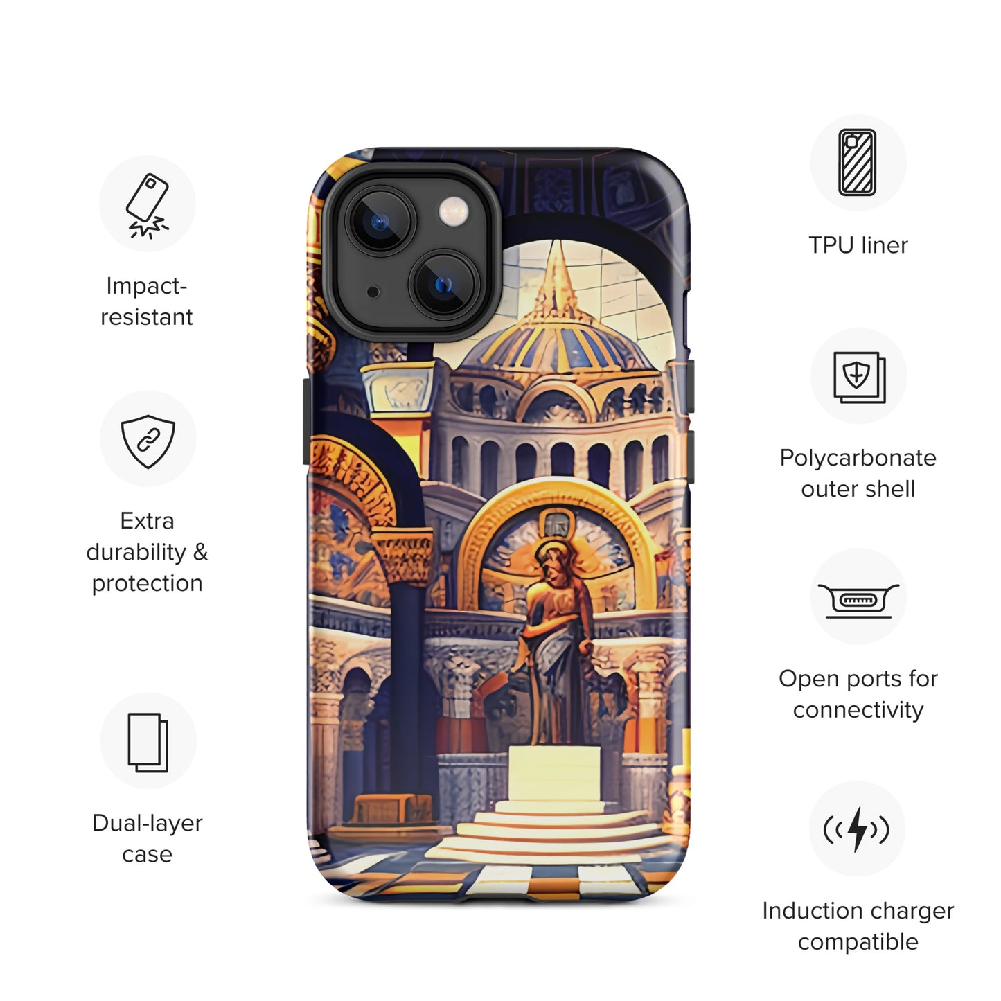 Coque d'iPhone® rigide : L'âge d'or Byzantin