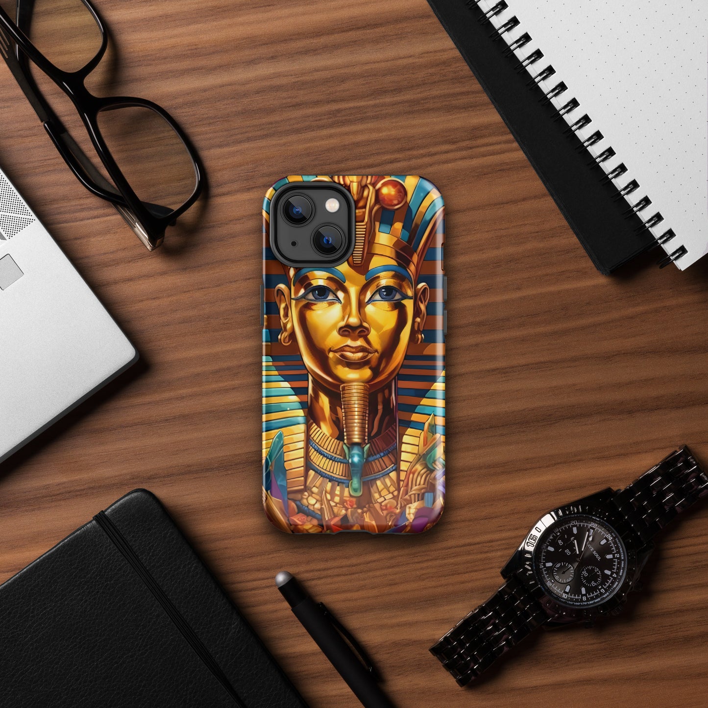 Coque d'iPhone® rigide : Toutankhamon, figure myhtique