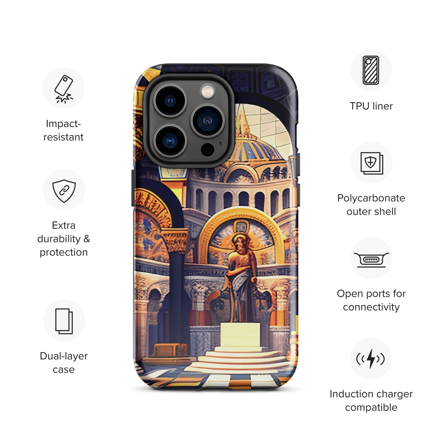 Coque d'iPhone® rigide : L'âge d'or Byzantin