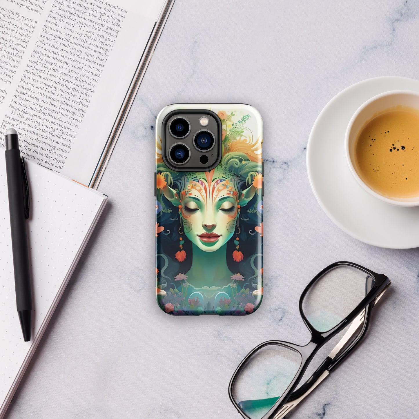 Coque d'iPhone® rigide : Hathor, déesse originelle