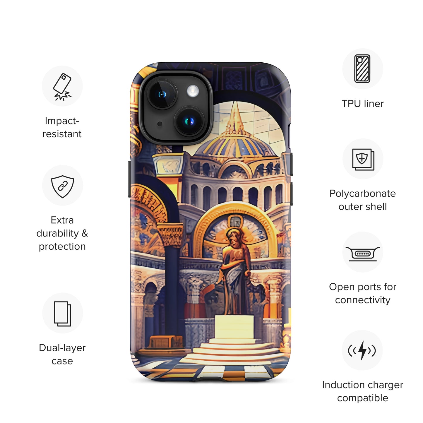 Coque d'iPhone® rigide : L'âge d'or Byzantin