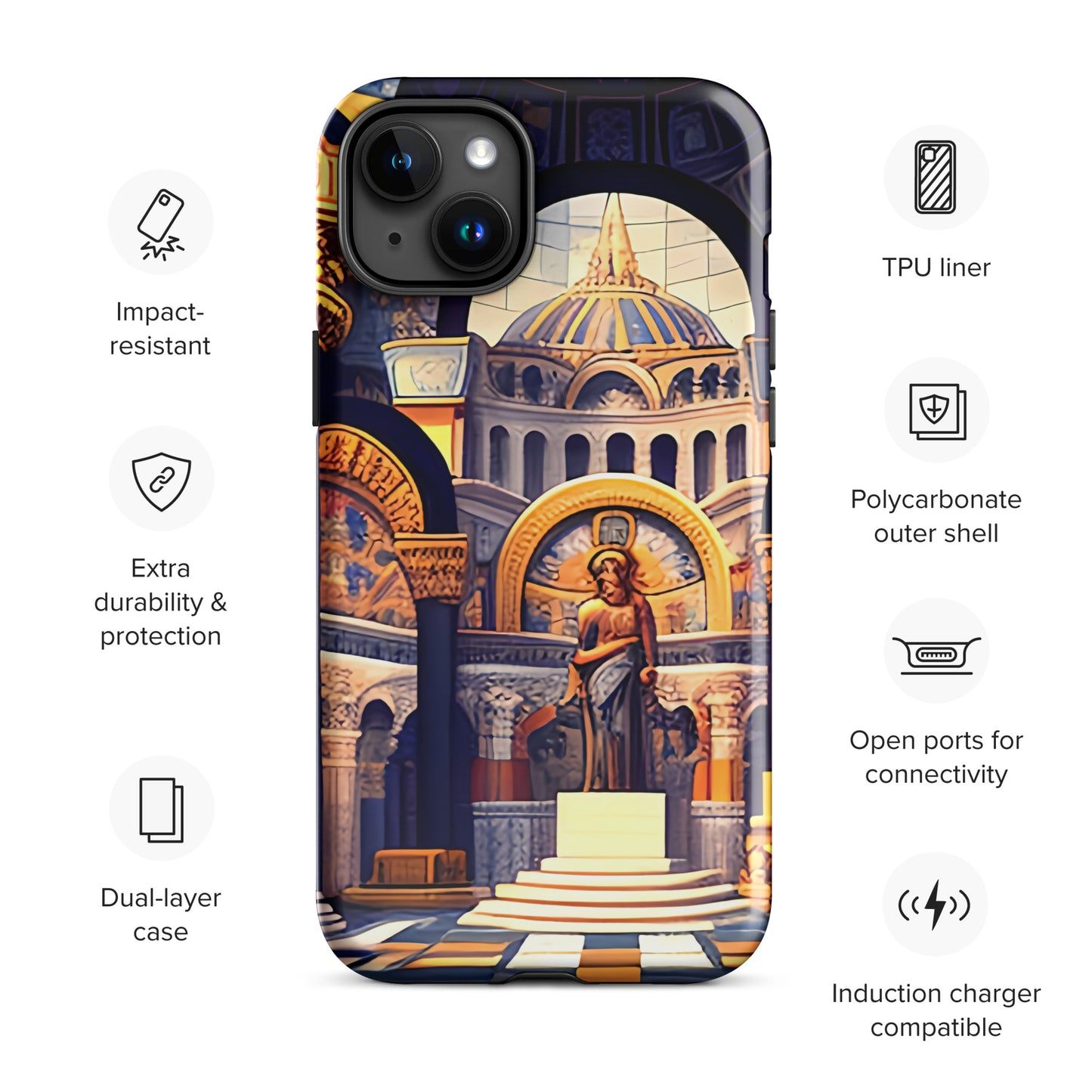 Coque d'iPhone® rigide : L'âge d'or Byzantin