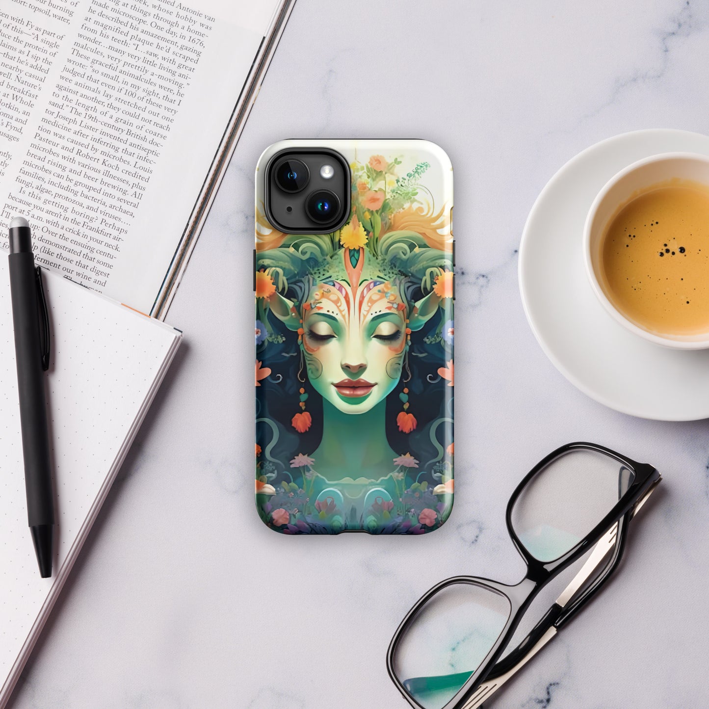 Coque d'iPhone® rigide : Hathor, déesse originelle