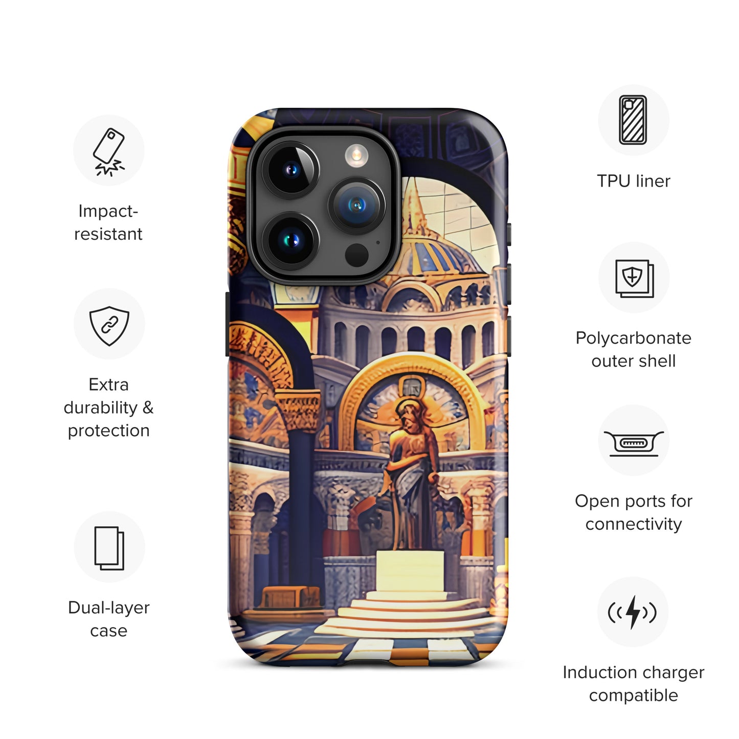 Coque d'iPhone® rigide : L'âge d'or Byzantin