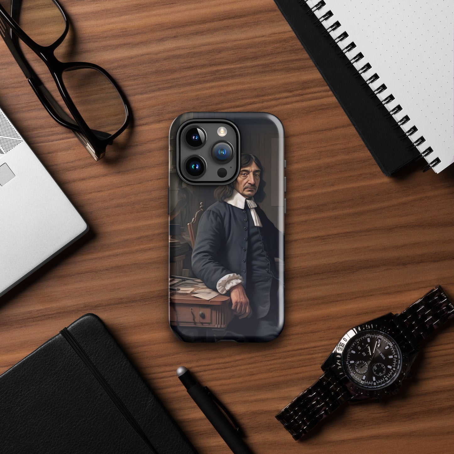 Coque d'iPhone® rigide : Descartes, la recherche de la vérité