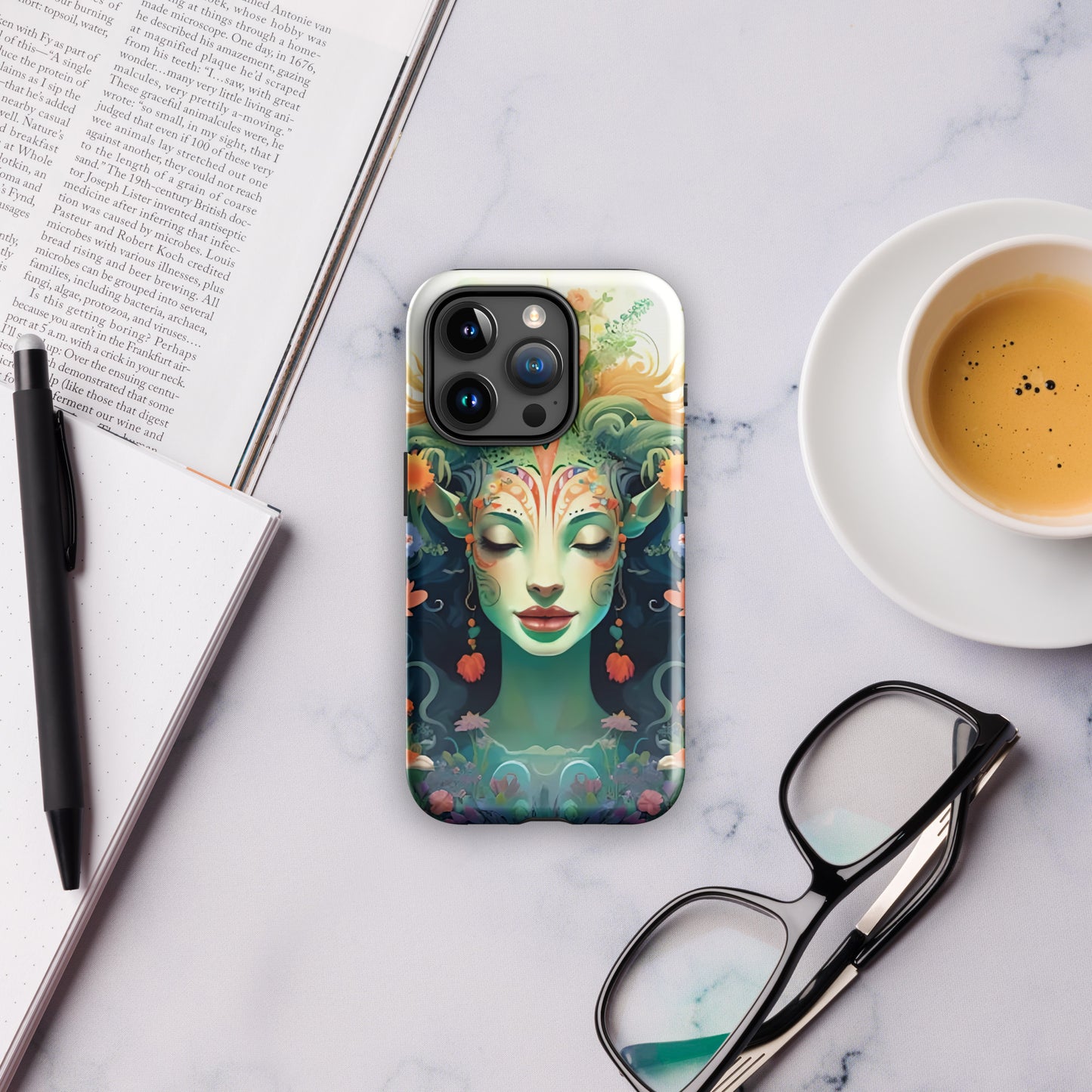 Coque d'iPhone® rigide : Hathor, déesse originelle