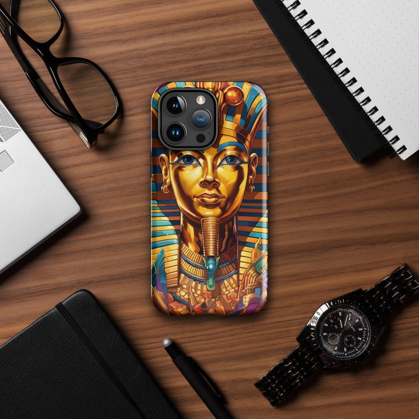 Coque d'iPhone® rigide : Toutankhamon, figure myhtique