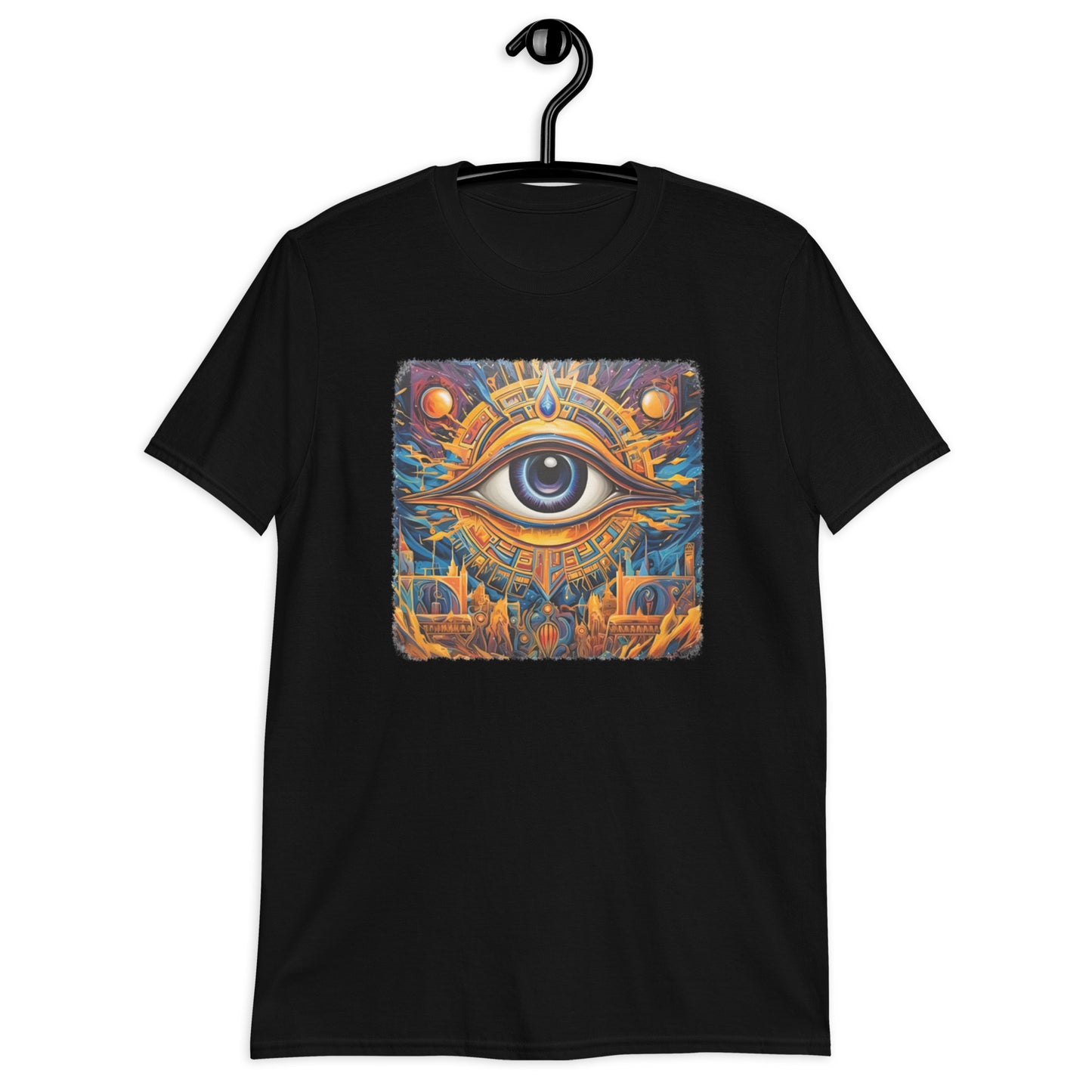 T-shirt Unisexe à Manches Courtes : L'oeil d'Horus, guérison et protection