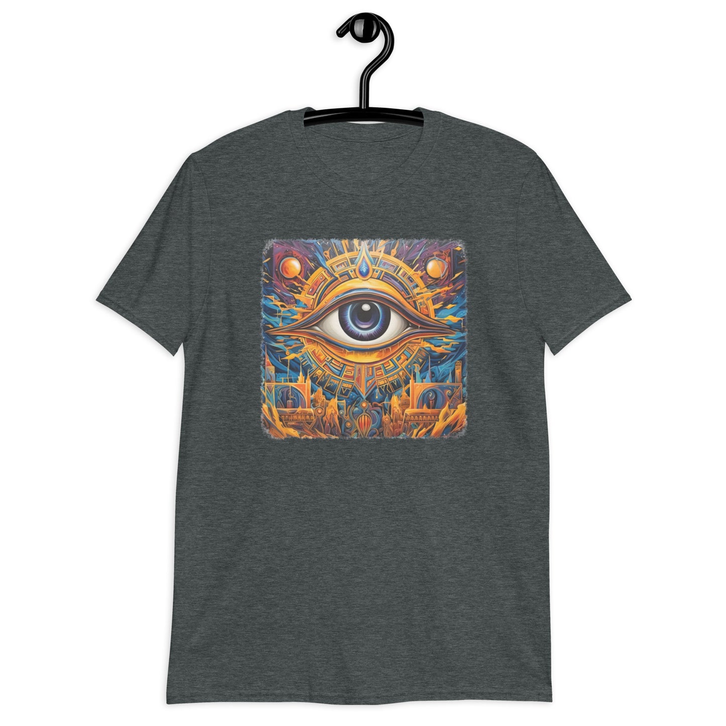 T-shirt Unisexe à Manches Courtes : L'oeil d'Horus, guérison et protection