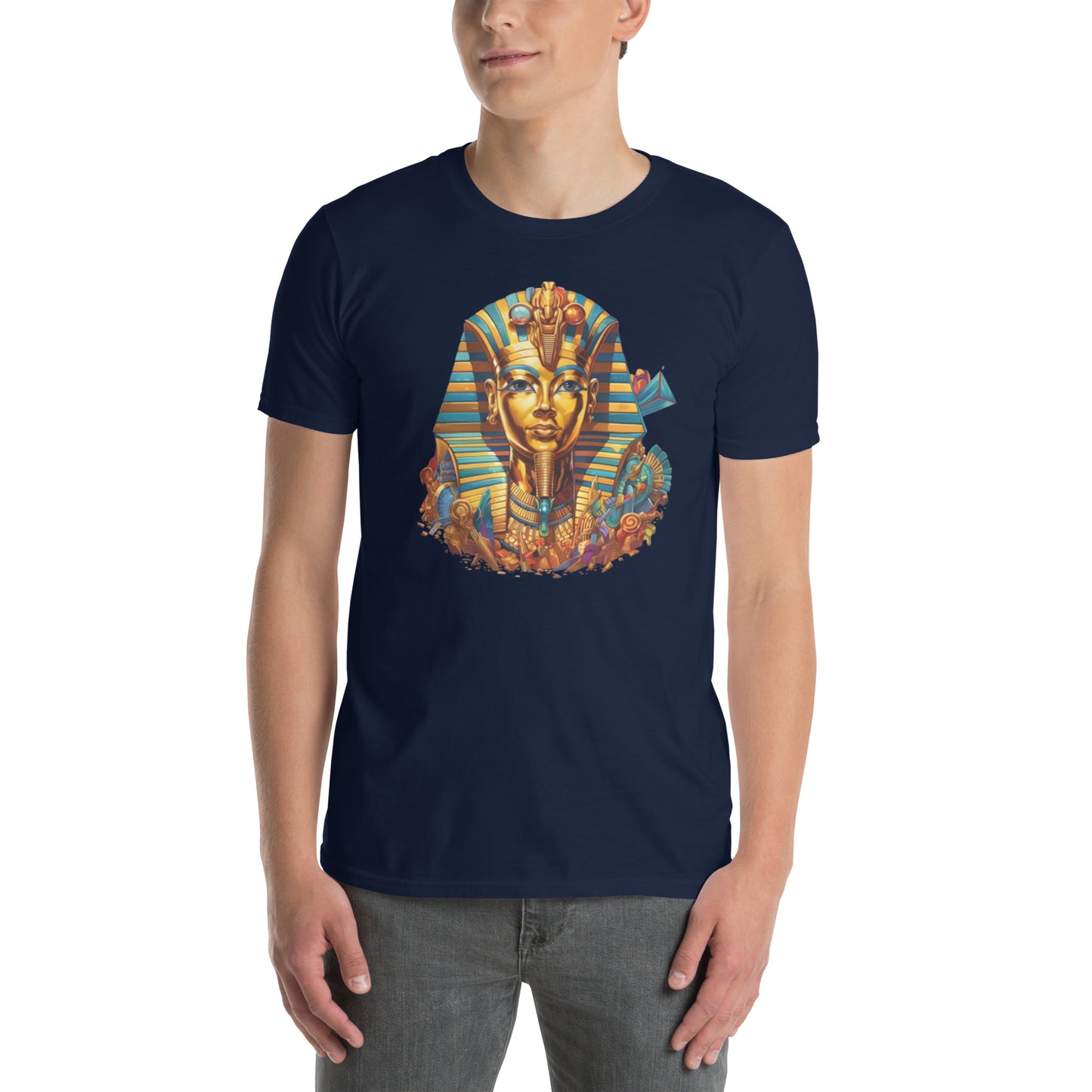 T-shirt Unisexe à Manches Courtes : Toutankhamon, figure mythique